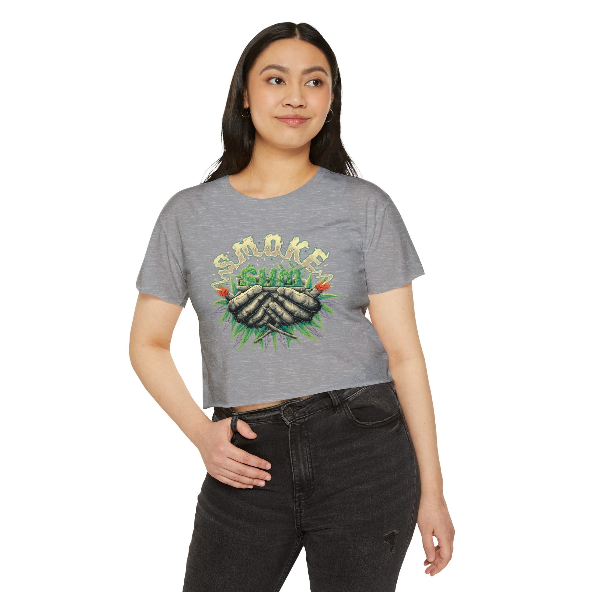 Smokey Hands Festival Crop Top