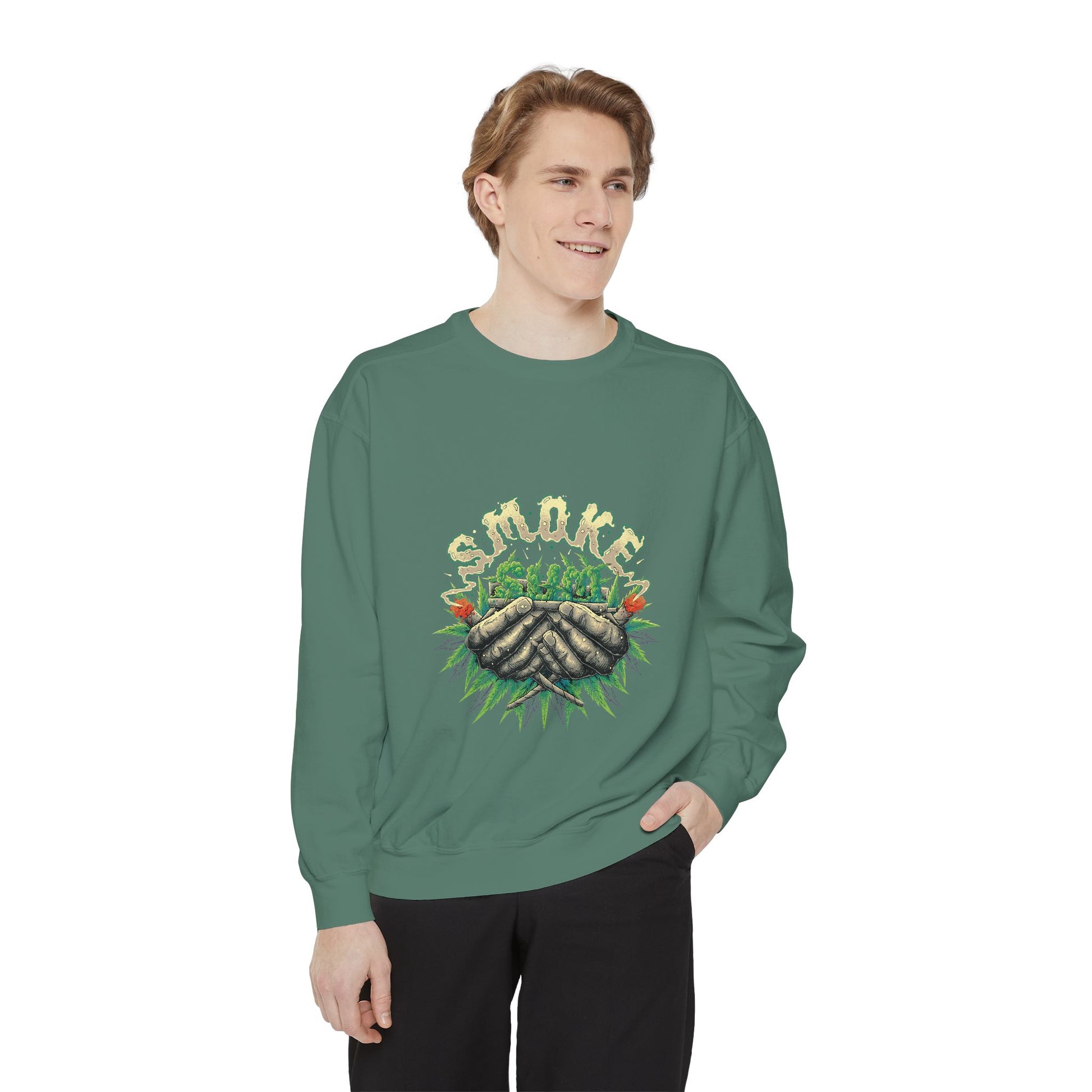 Green Offering Cozy Crewneck