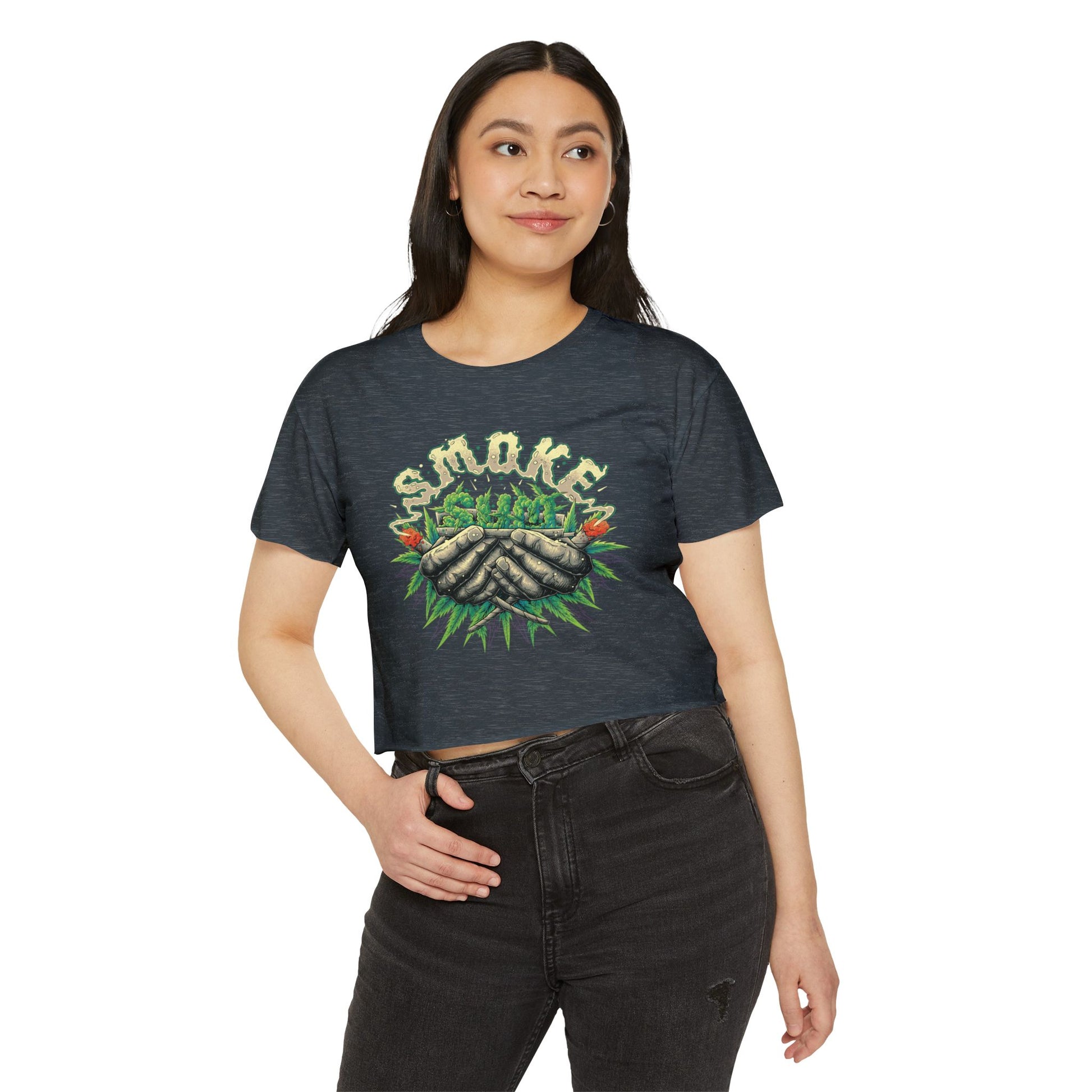 Smokey Hands Festival Crop Top
