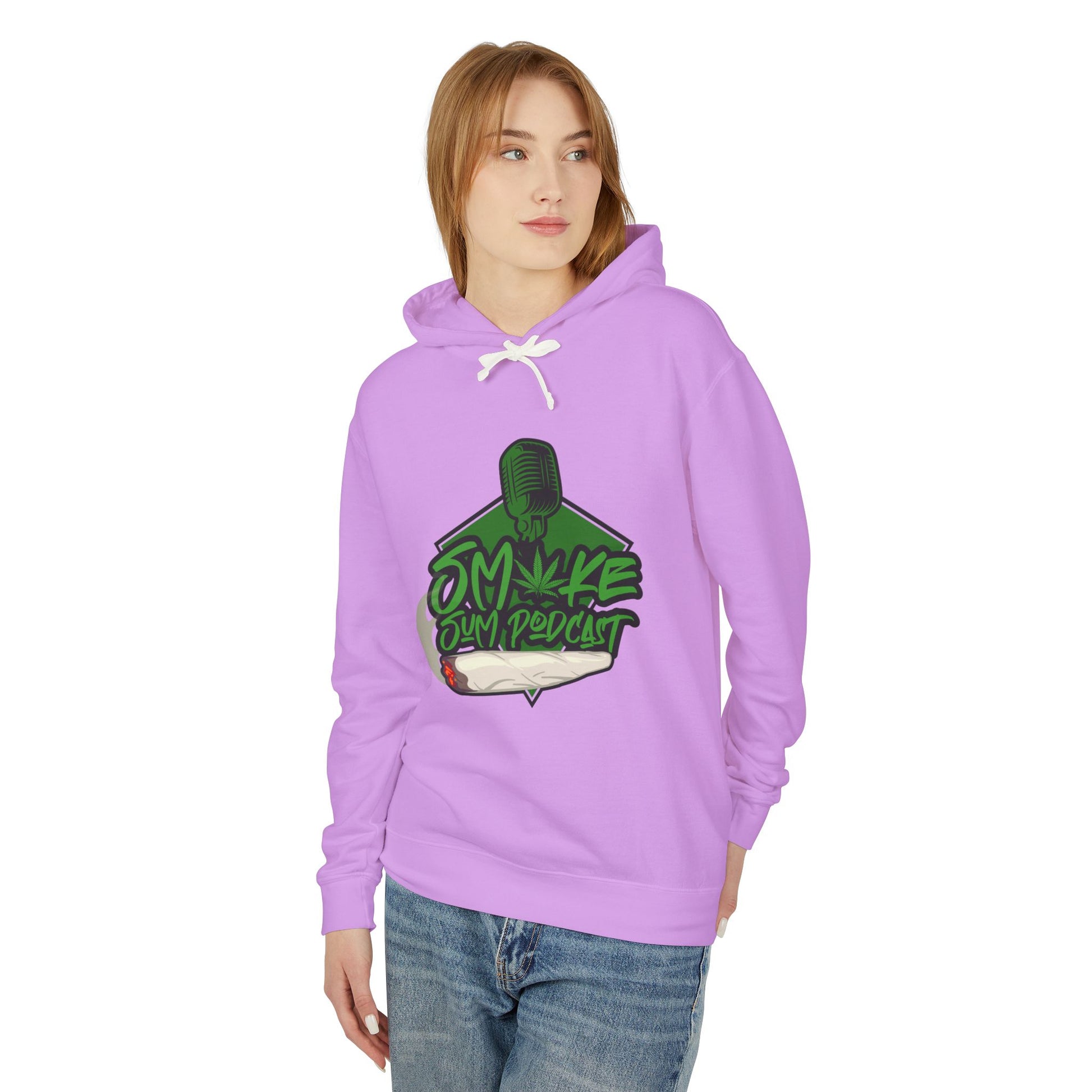 Vintage Vibe, Visionary Voice: The Smoke Sum Podcast Mineral Wash Hoodie