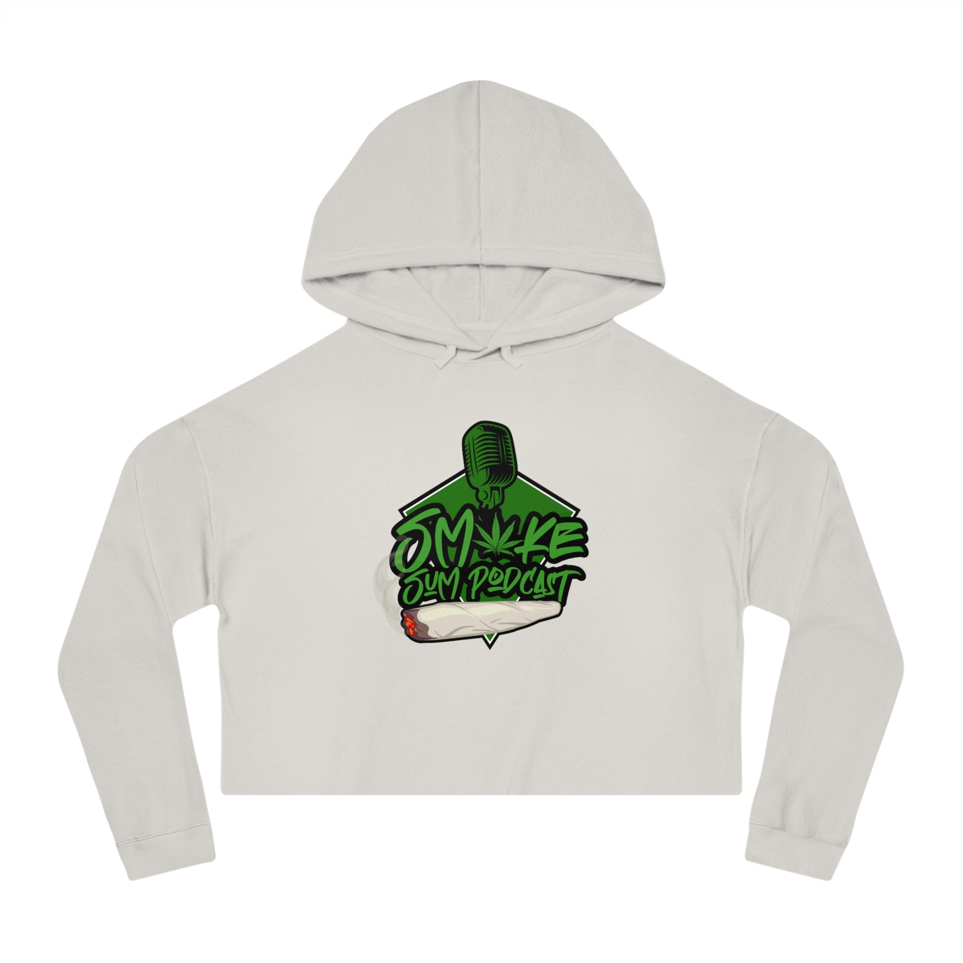 Smoke Sum: The Creator's Chic Crop Hoodie