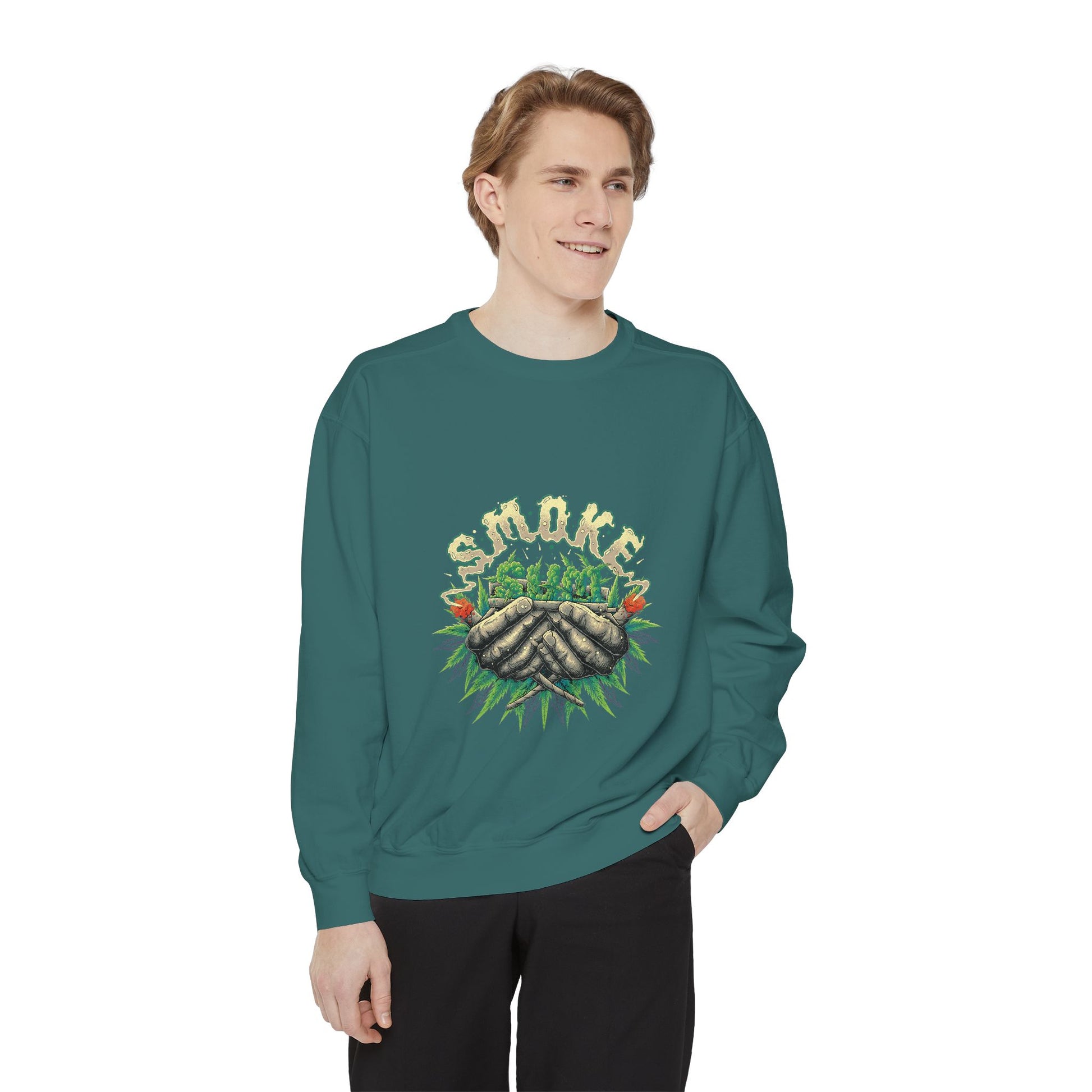 Green Offering Cozy Crewneck