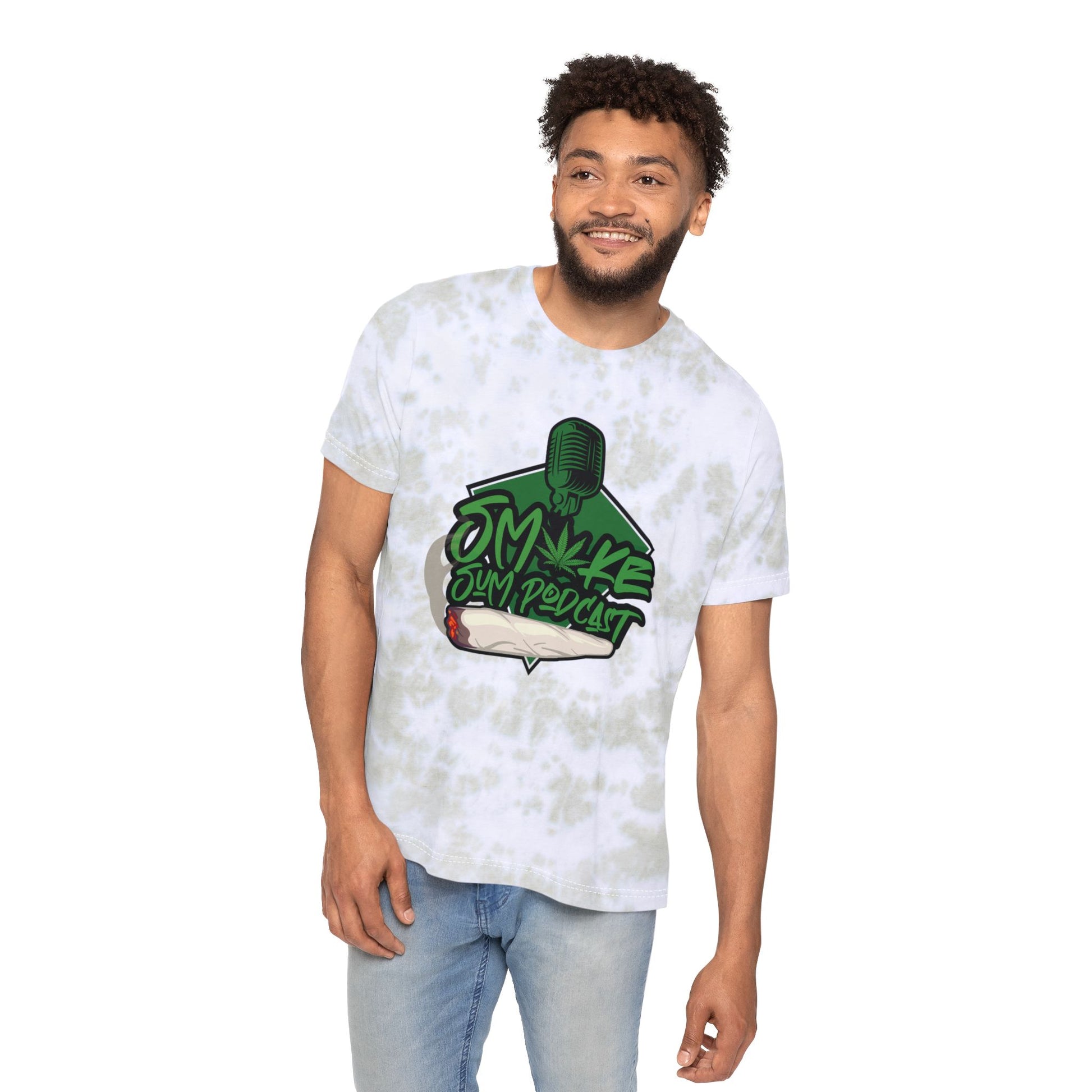 Tie-Dyed  Smoke Podcast T-Shirt