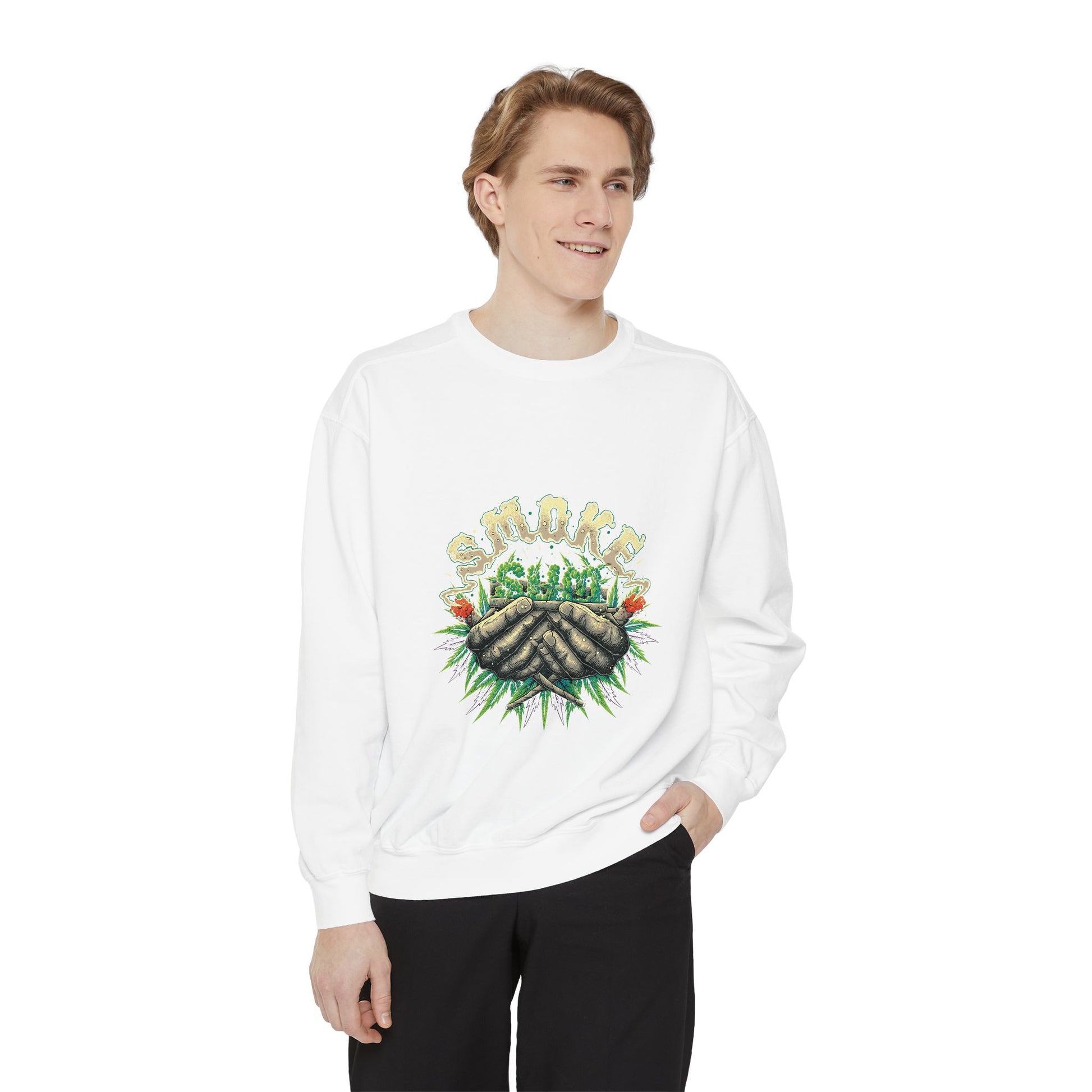 Green Offering Cozy Crewneck
