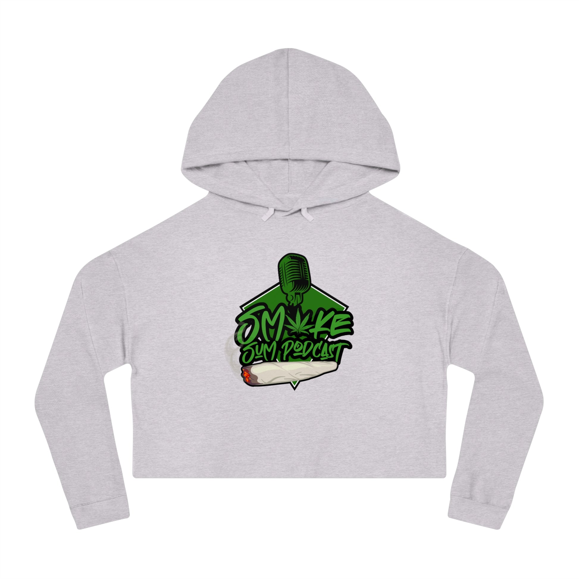 Smoke Sum: The Creator's Chic Crop Hoodie