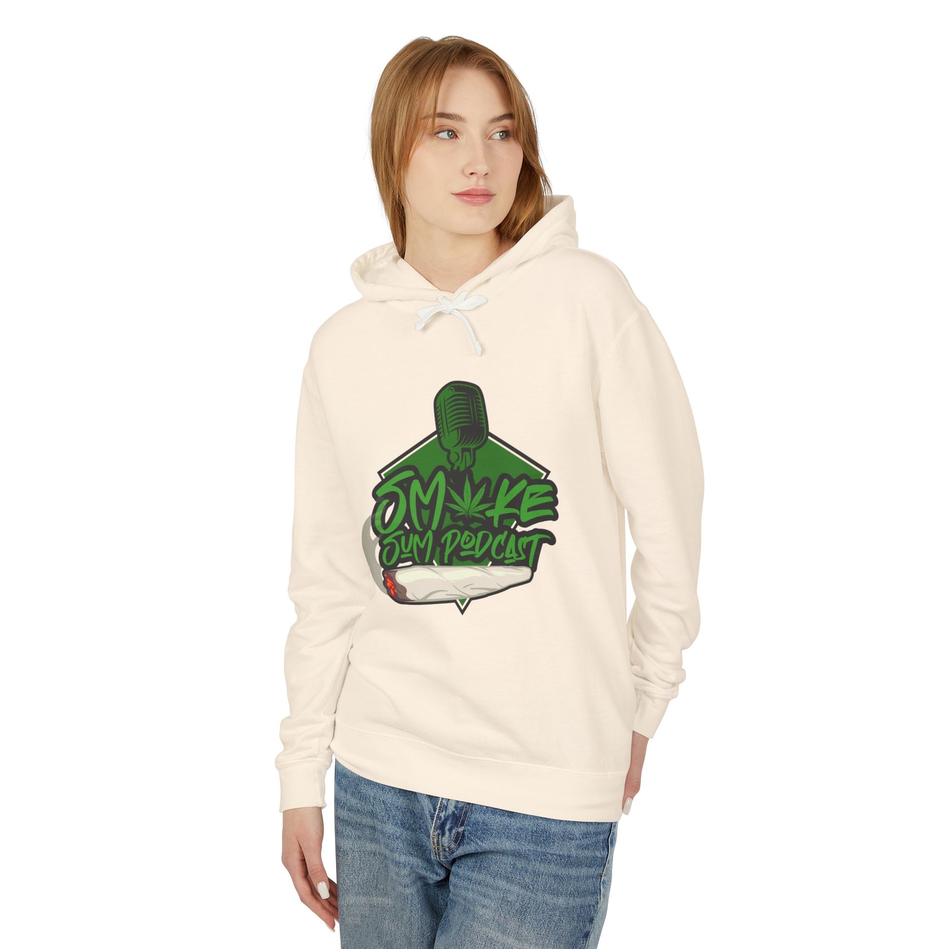 Vintage Vibe, Visionary Voice: The Smoke Sum Podcast Mineral Wash Hoodie