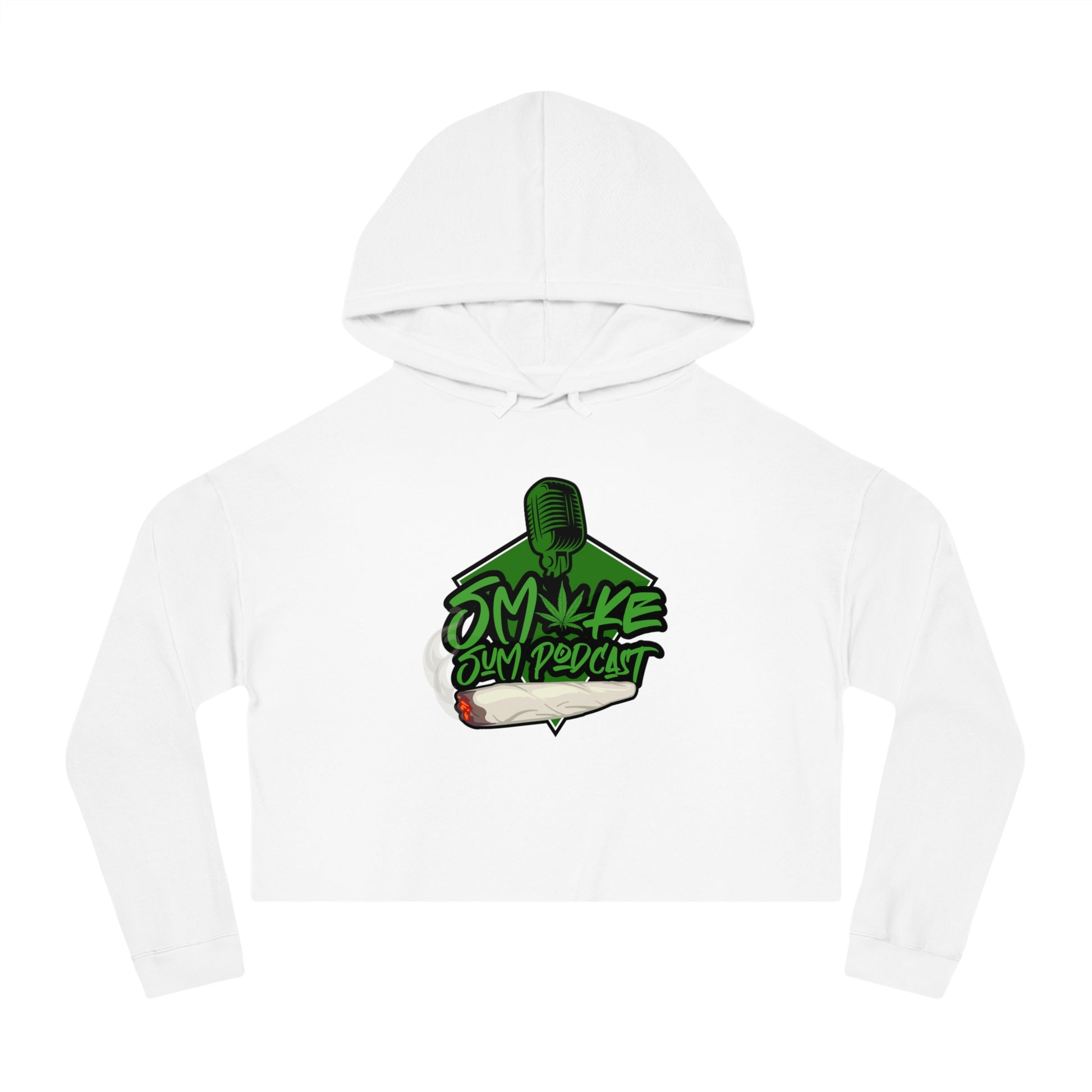 Smoke Sum: The Creator's Chic Crop Hoodie