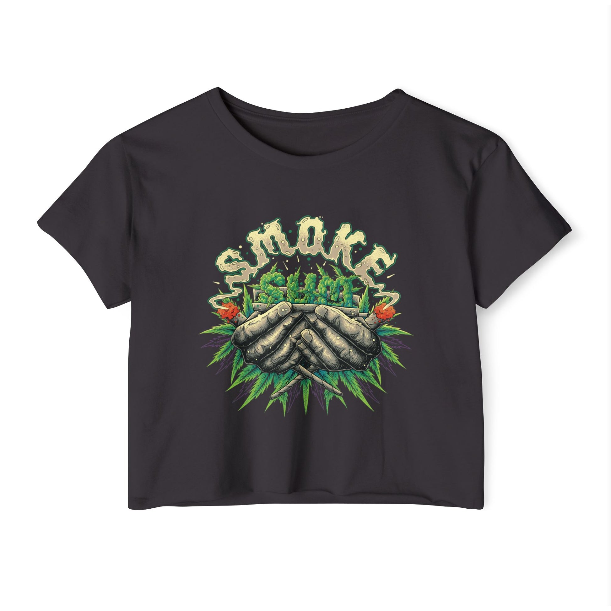 Smokey Hands Festival Crop Top