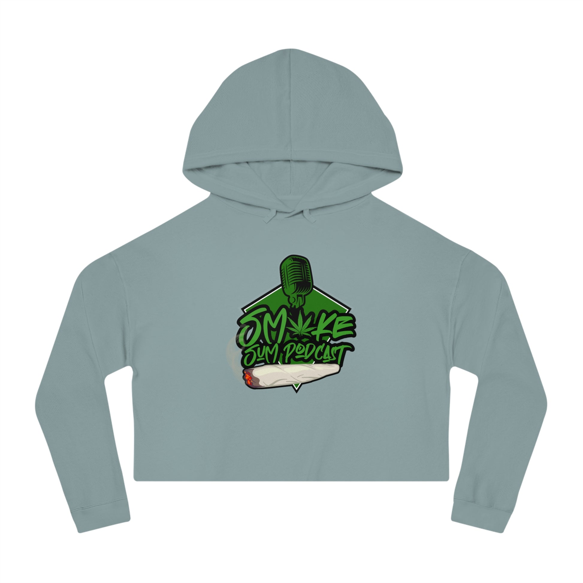 Smoke Sum: The Creator's Chic Crop Hoodie