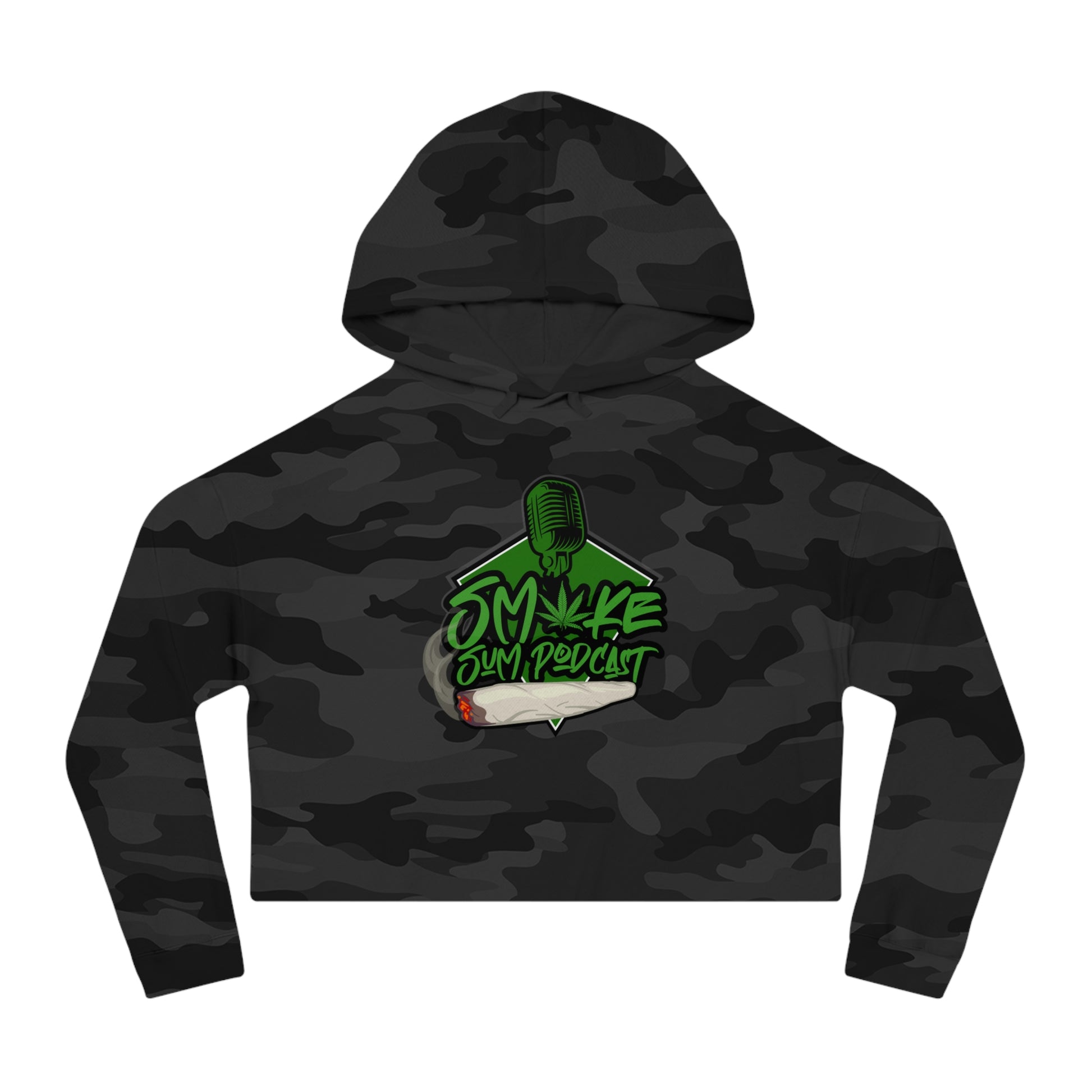 Smoke Sum: The Creator's Chic Crop Hoodie