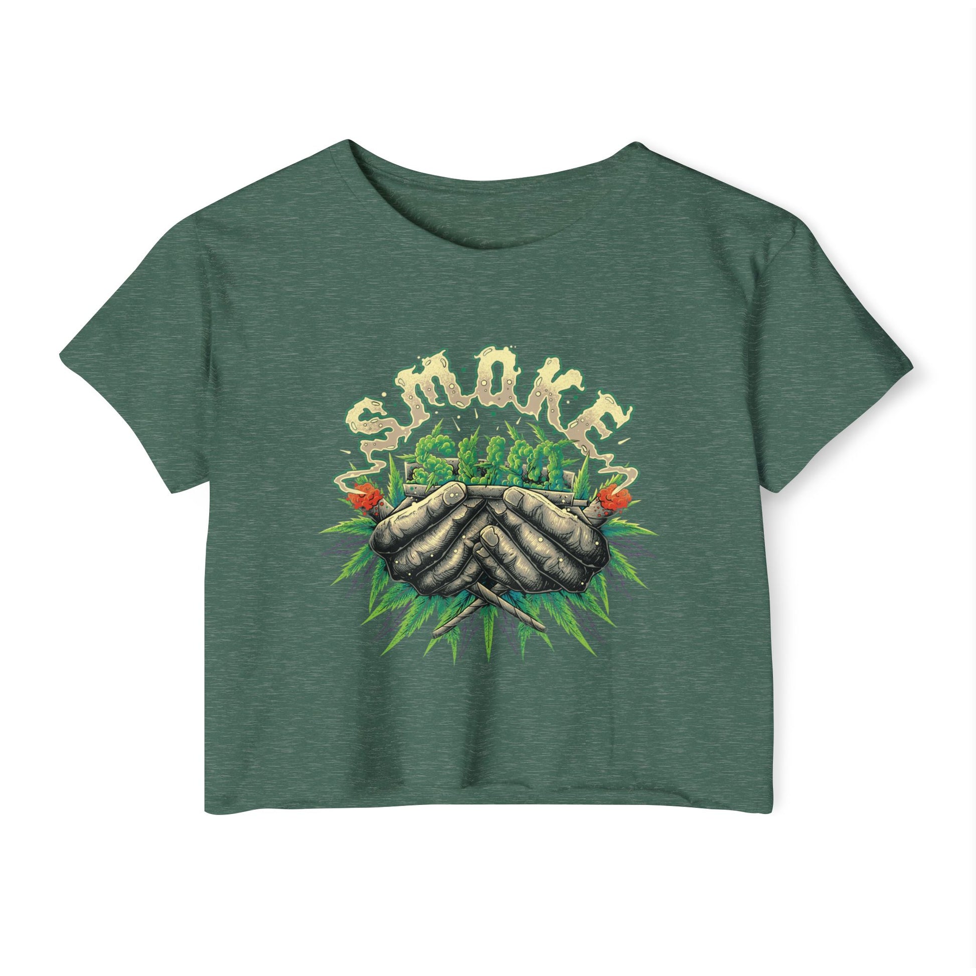Smokey Hands Festival Crop Top