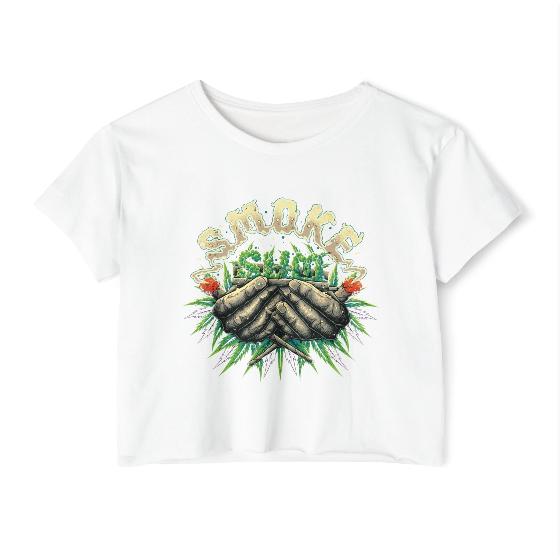 Smokey Hands Festival Crop Top
