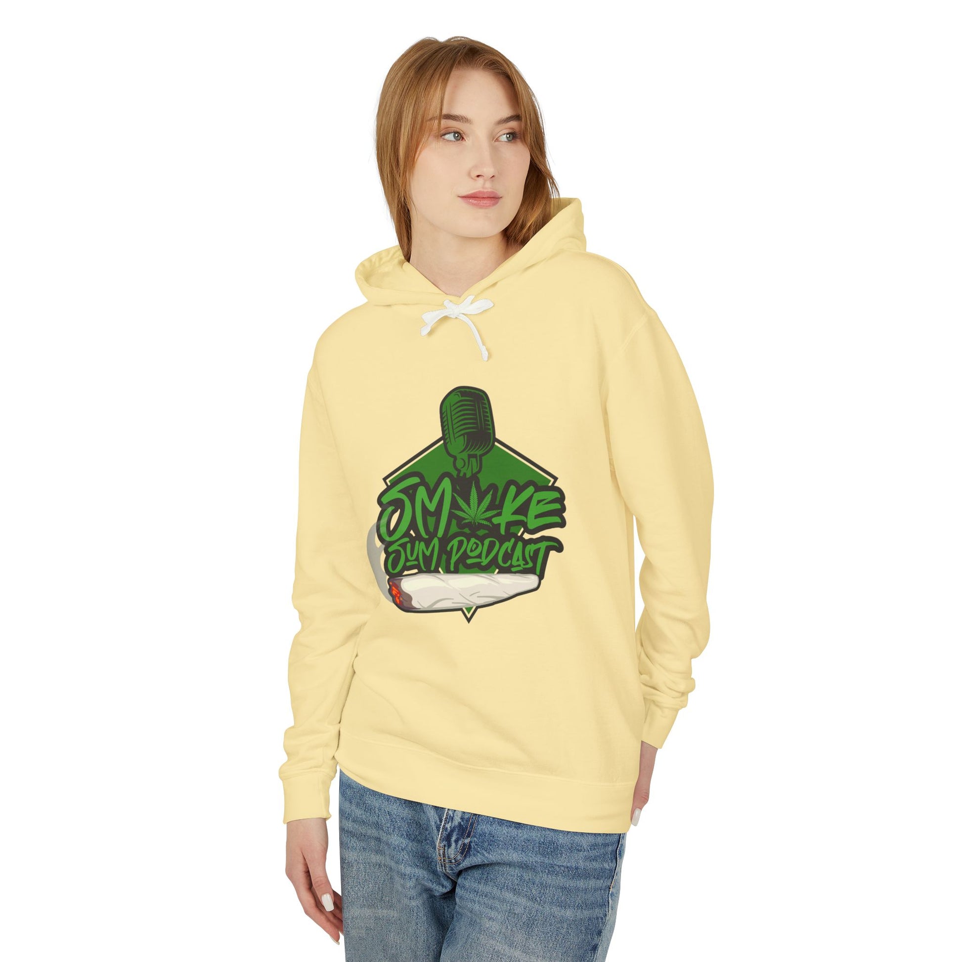 Vintage Vibe, Visionary Voice: The Smoke Sum Podcast Mineral Wash Hoodie