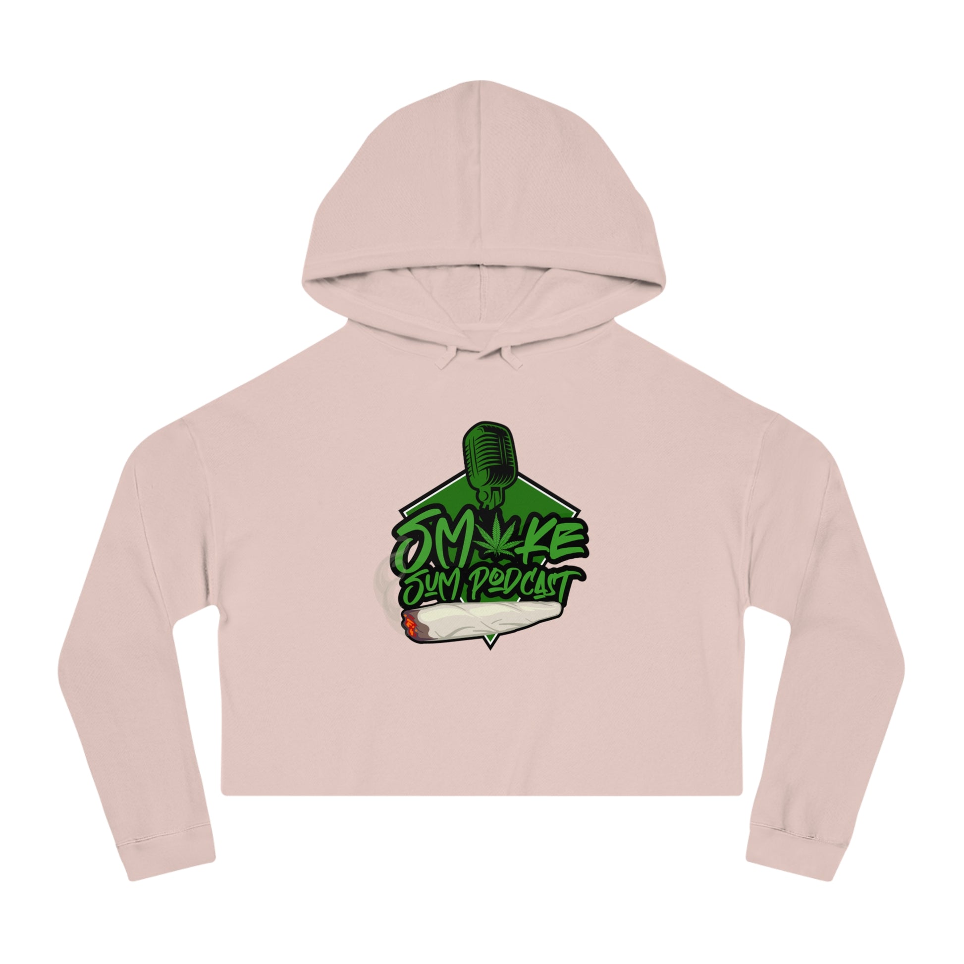 Smoke Sum: The Creator's Chic Crop Hoodie