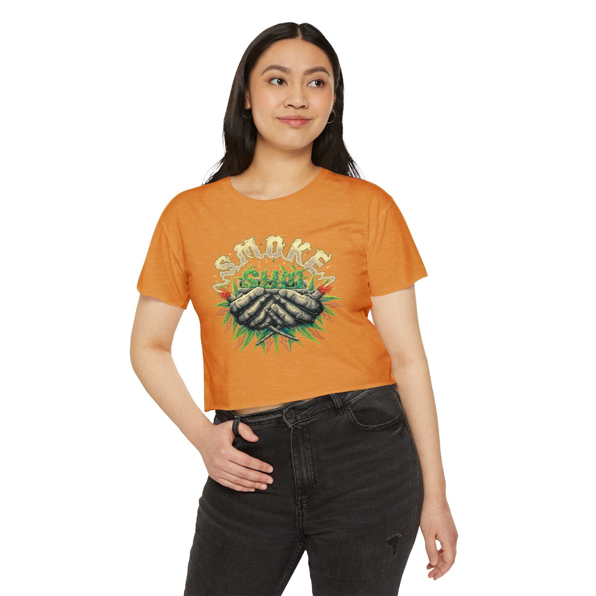 Smokey Hands Festival Crop Top