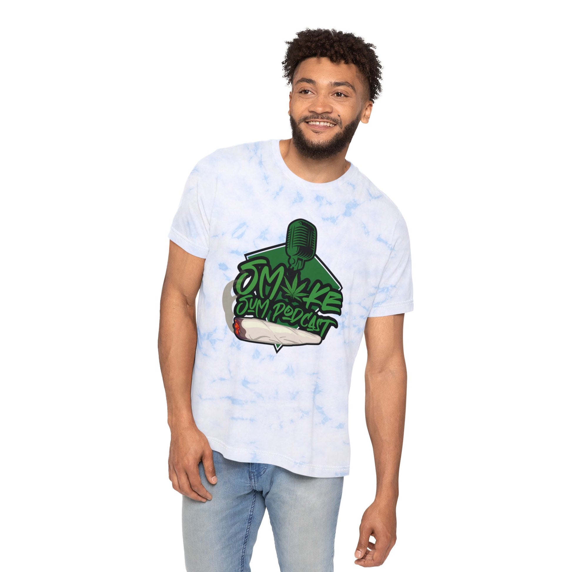 Tie-Dyed  Smoke Podcast T-Shirt