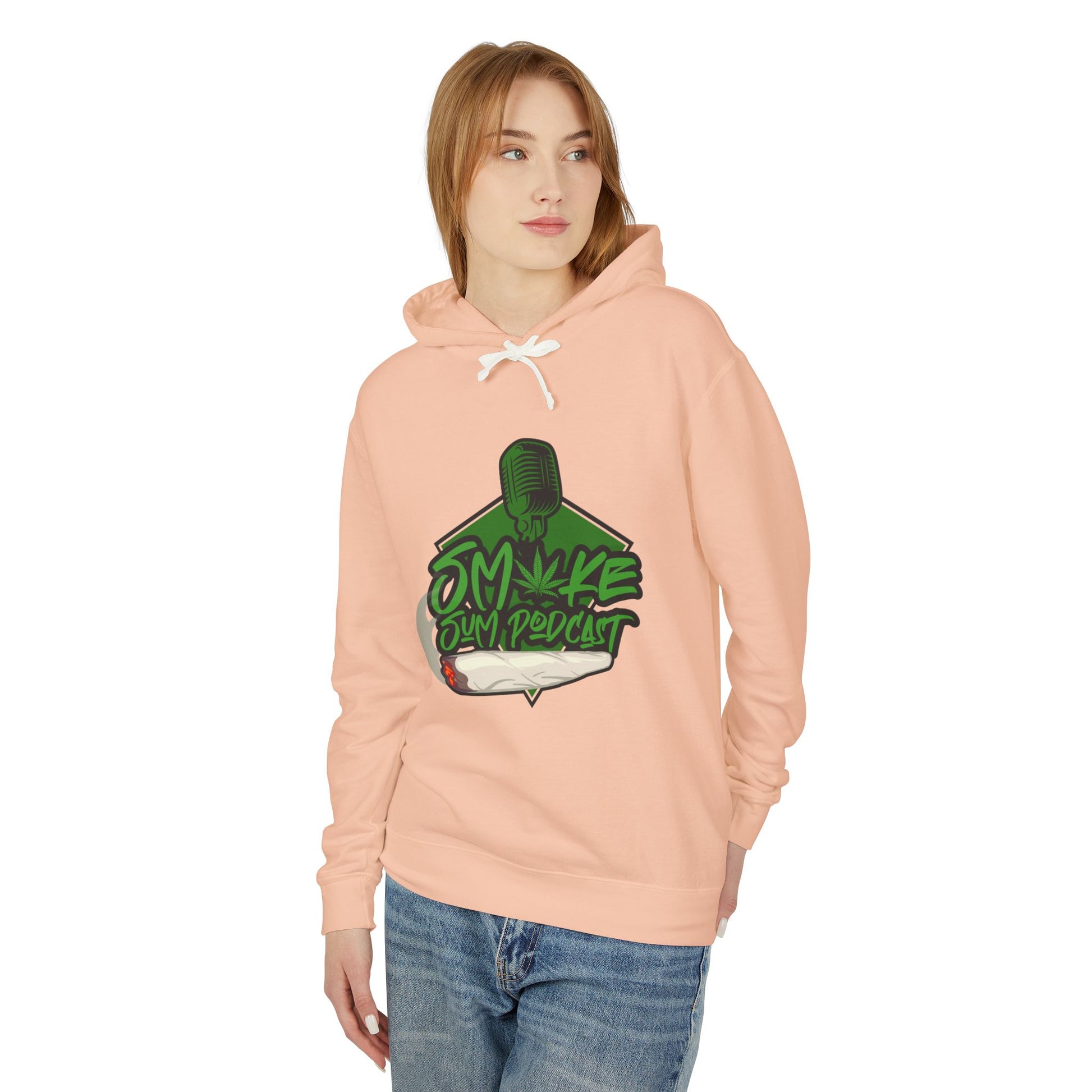 Vintage Vibe, Visionary Voice: The Smoke Sum Podcast Mineral Wash Hoodie