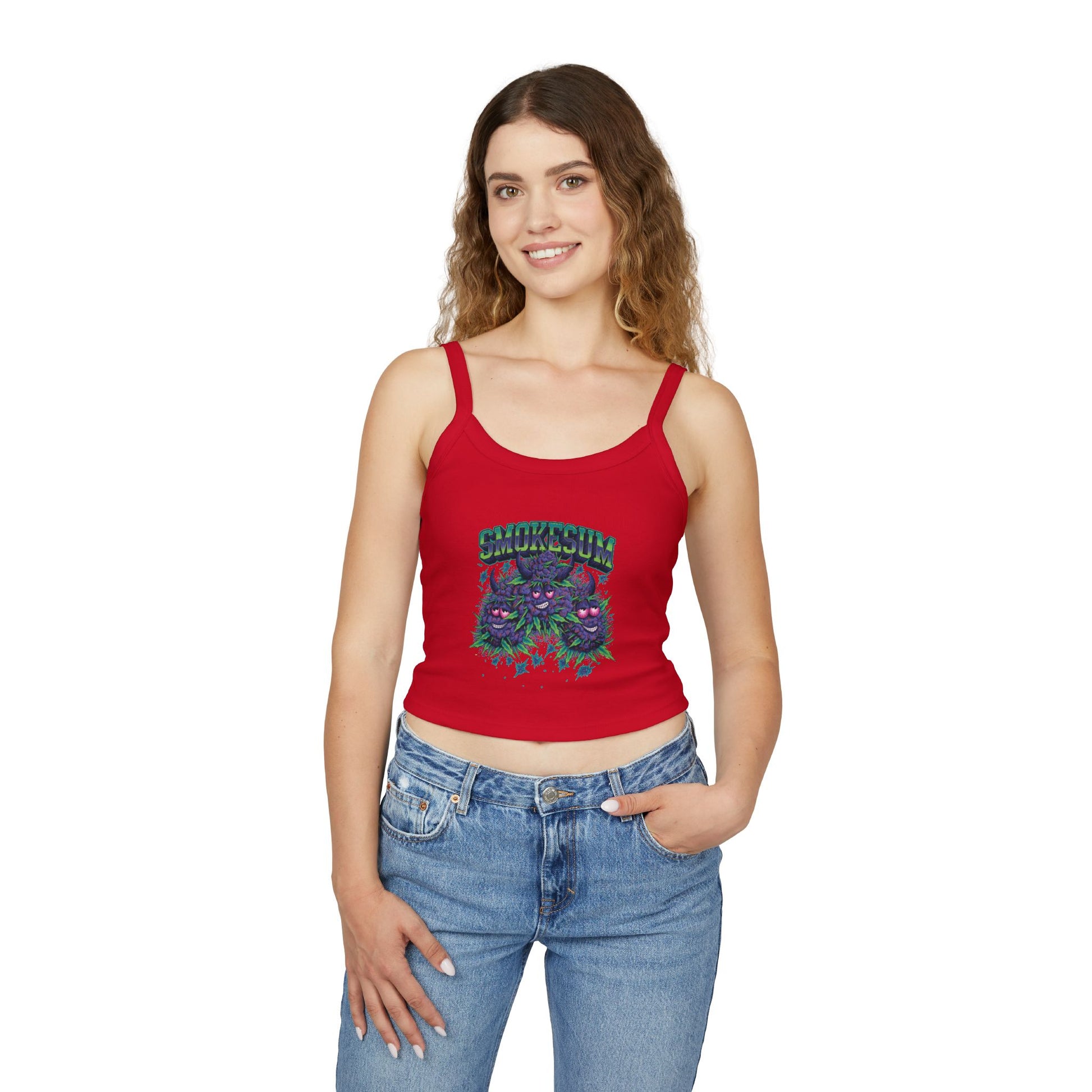 The "Summer Soul" Smokesum Spaghetti Strap Tank