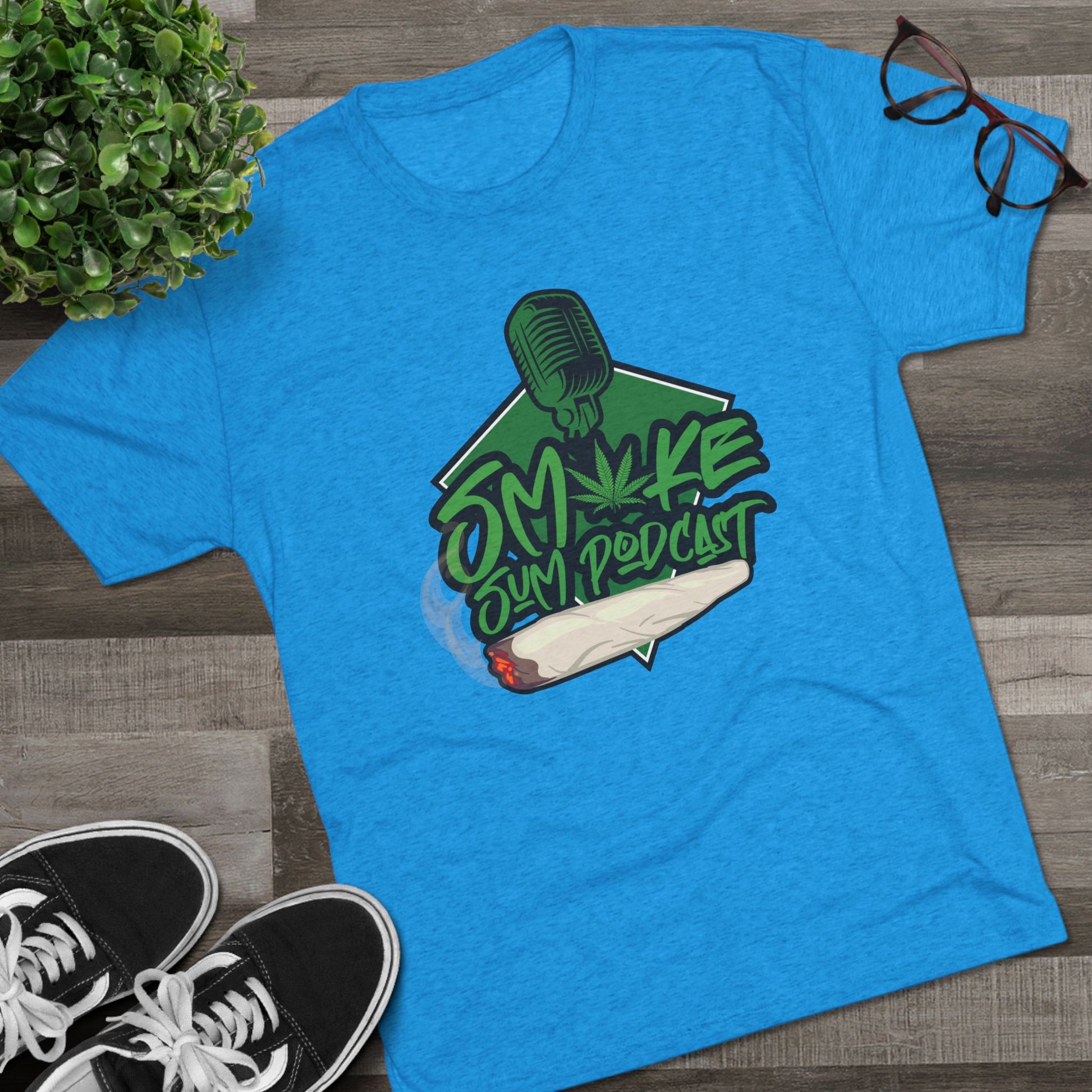 Tune In & Elevate: Smoke Sum Podcast Tee