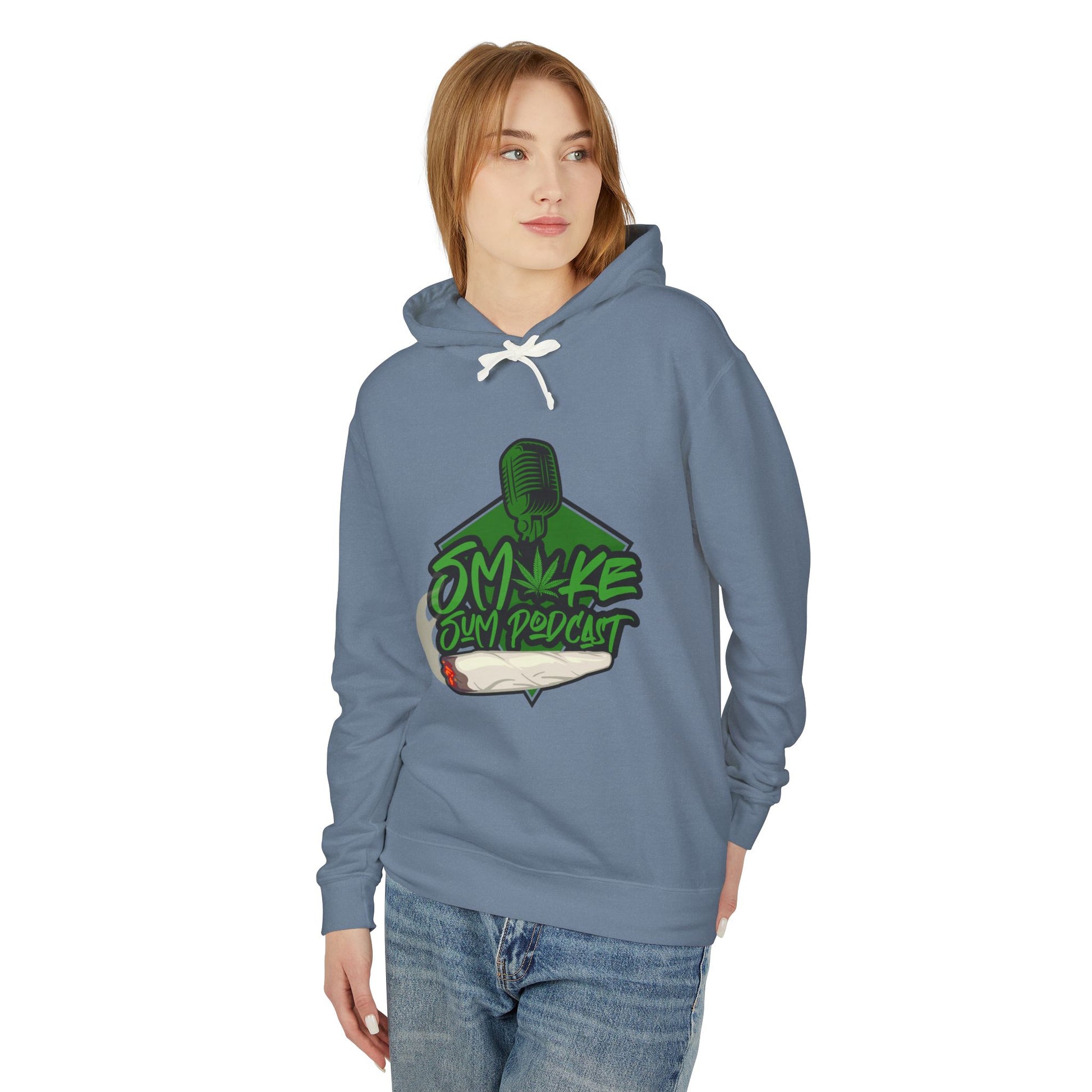 Vintage Vibe, Visionary Voice: The Smoke Sum Podcast Mineral Wash Hoodie