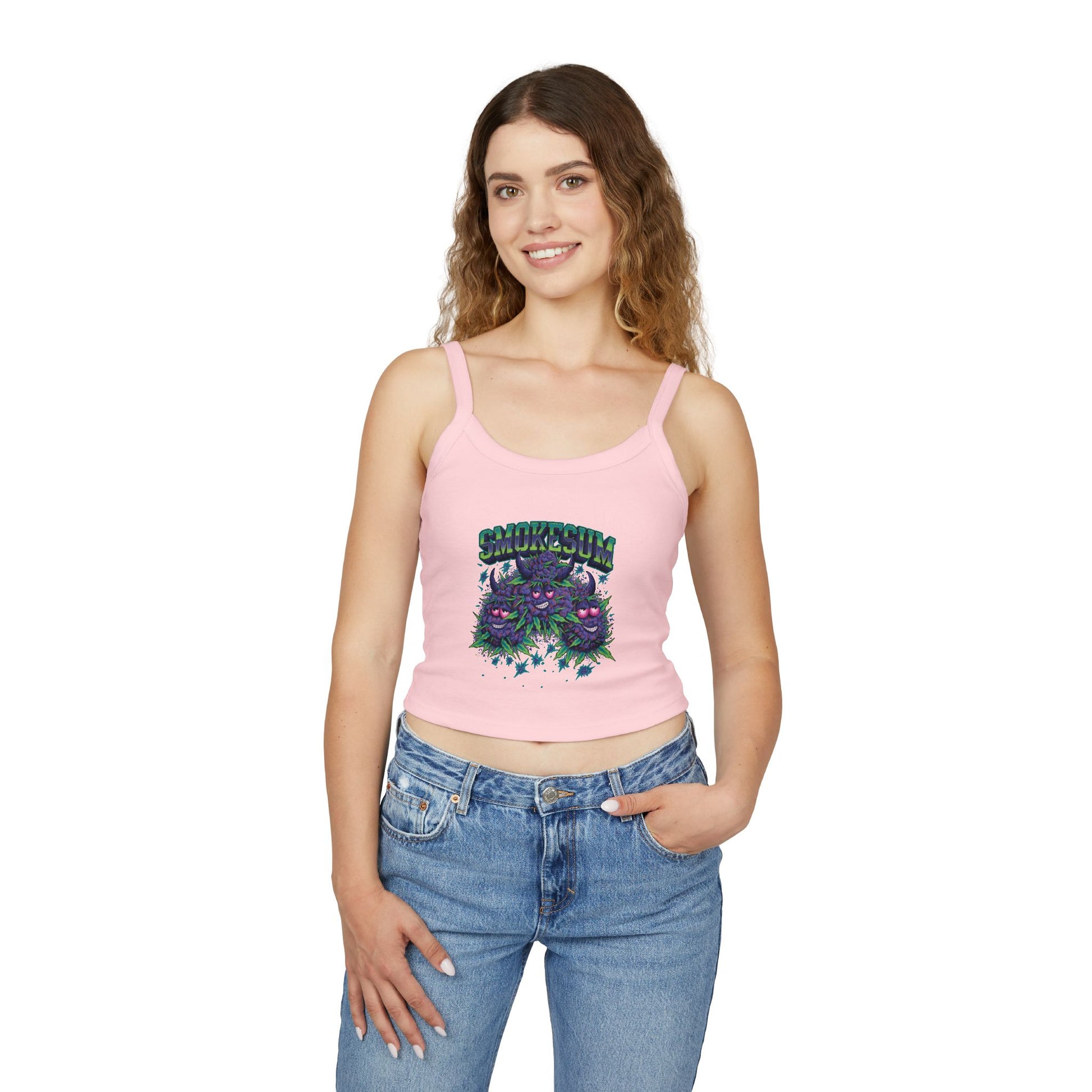 The "Summer Soul" Smokesum Spaghetti Strap Tank