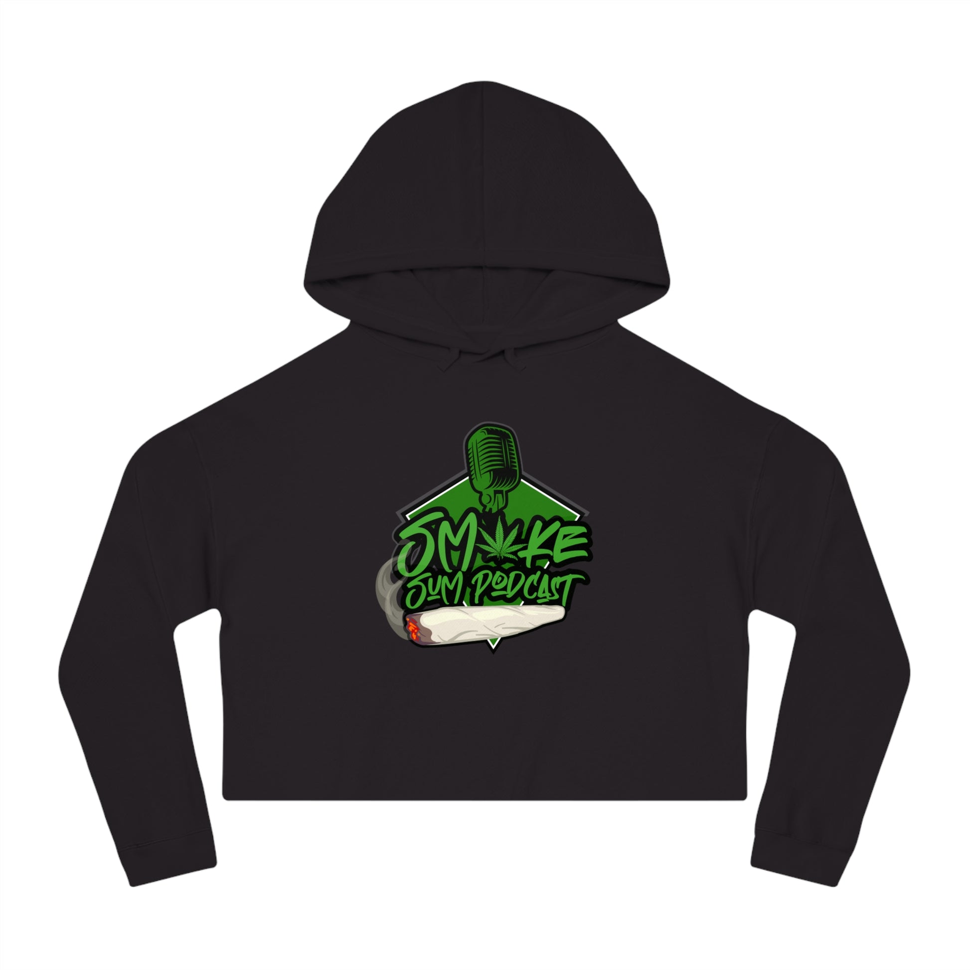 Smoke Sum: The Creator's Chic Crop Hoodie