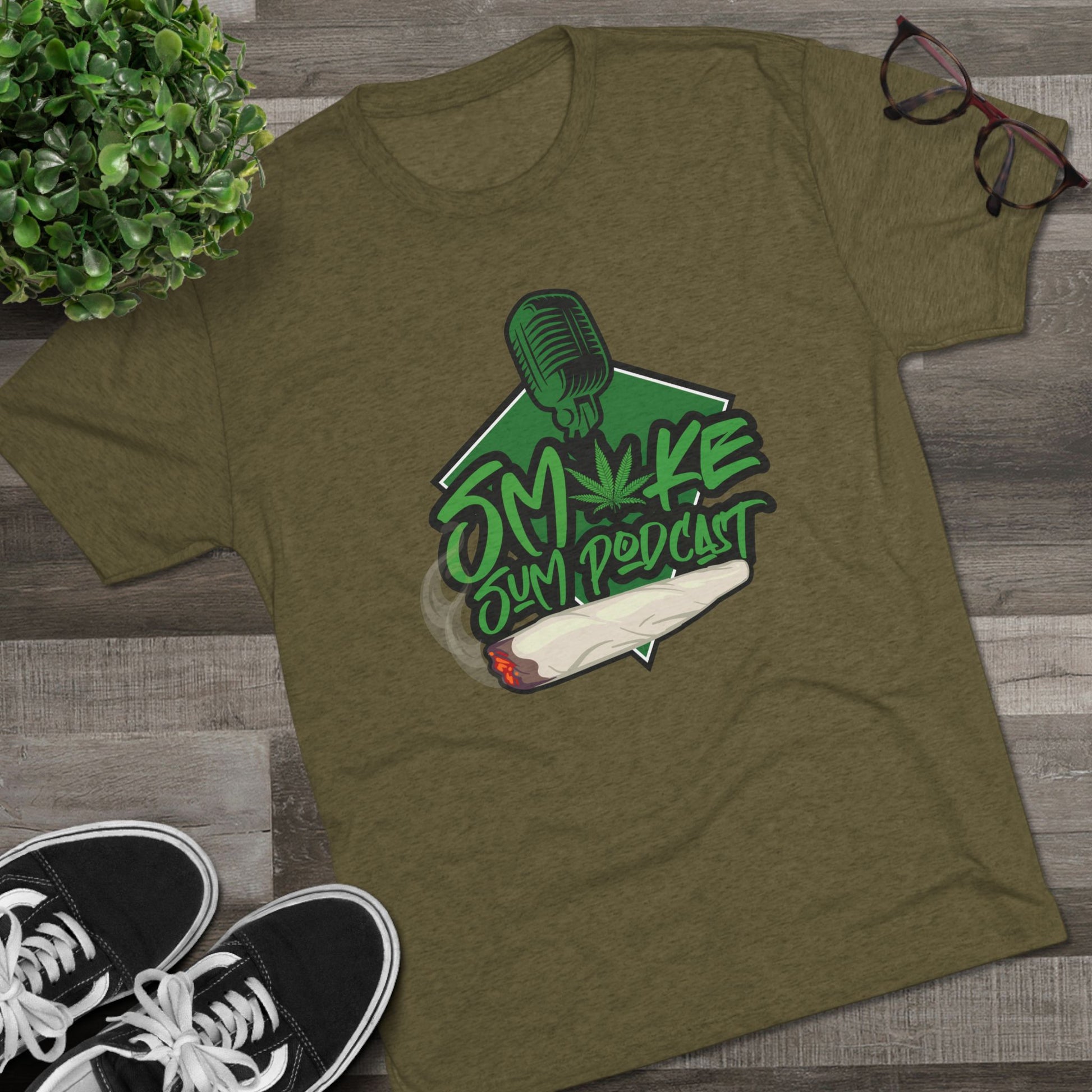 Tune In & Elevate: Smoke Sum Podcast Tee