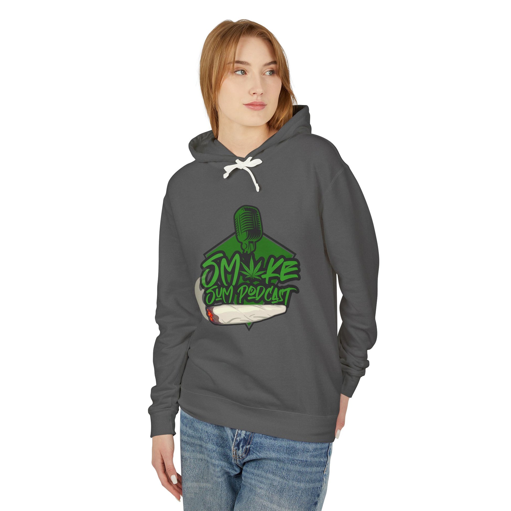 Vintage Vibe, Visionary Voice: The Smoke Sum Podcast Mineral Wash Hoodie