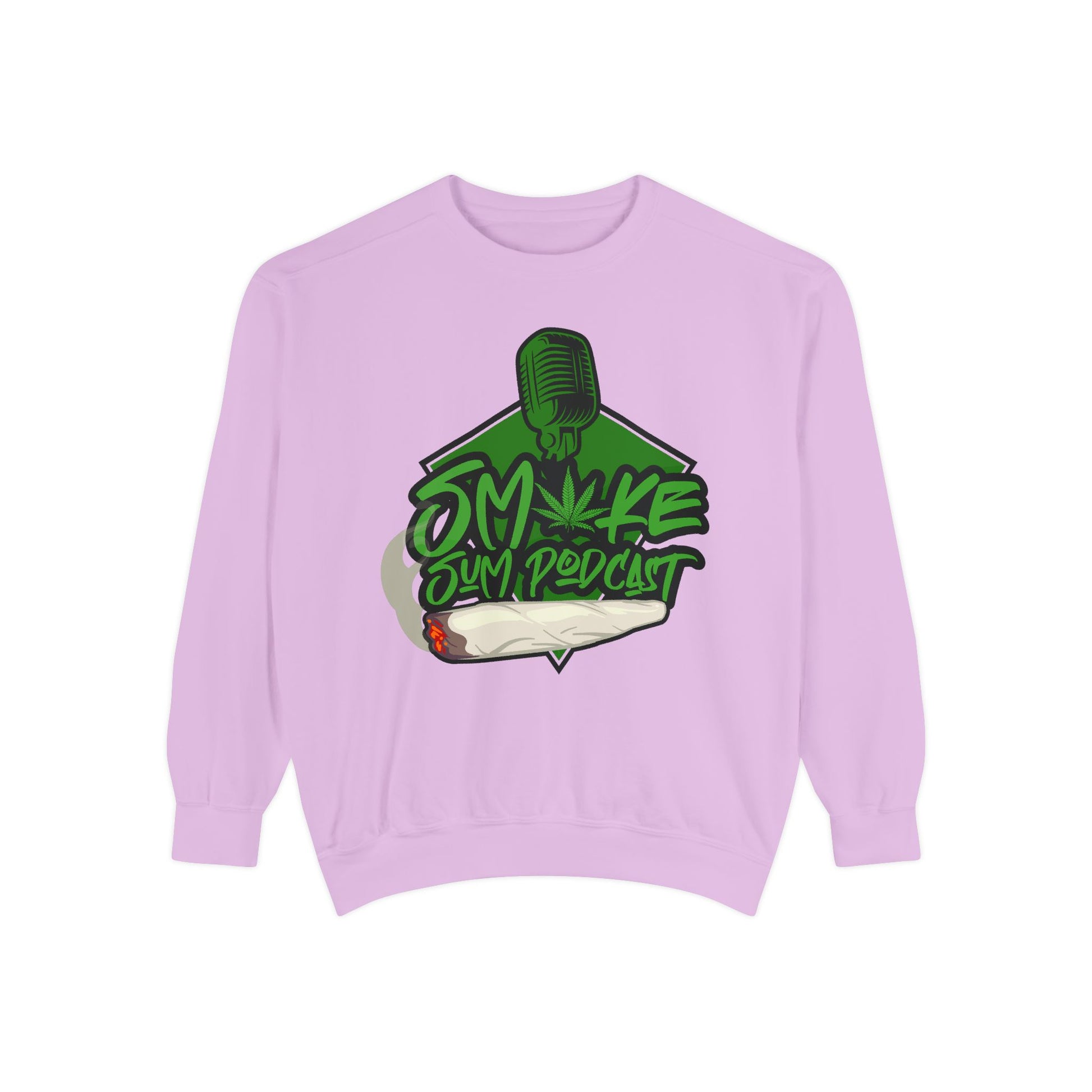 Smoke & Vibe Unisex Garment-Dyed Sweatshirt,