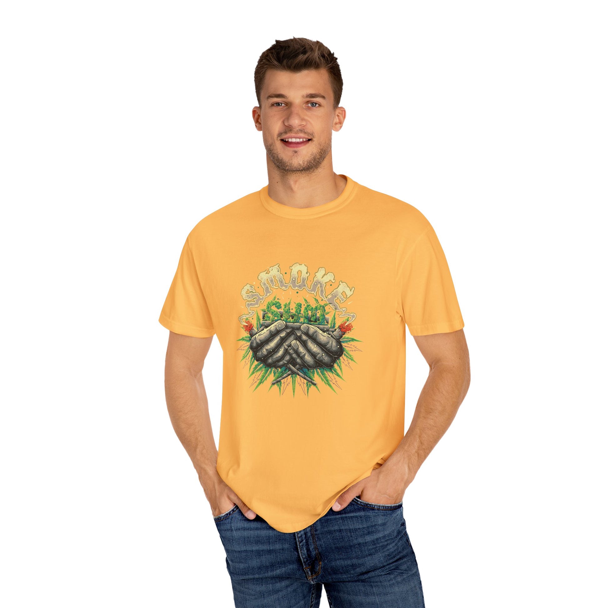 Wear Your Values" // Ethical Garment-Dyed Graphic Tee
