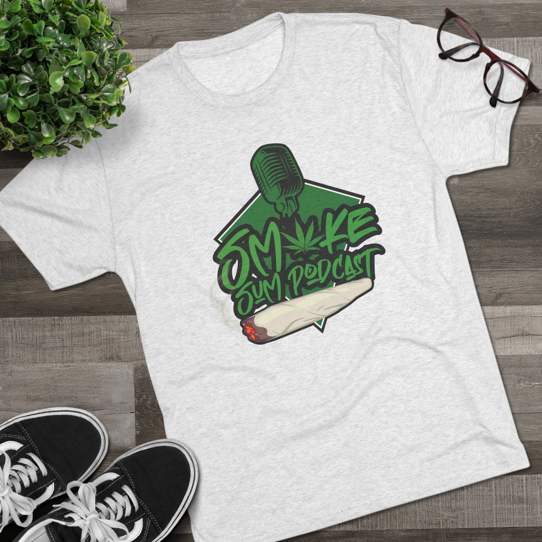 Tune In & Elevate: Smoke Sum Podcast Tee