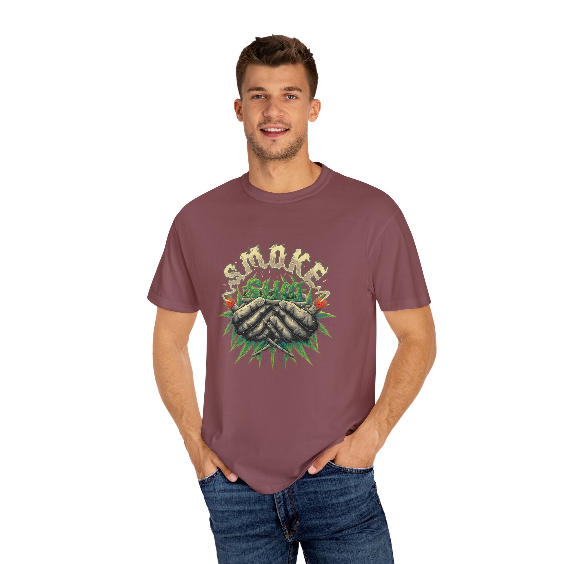 Wear Your Values" // Ethical Garment-Dyed Graphic Tee