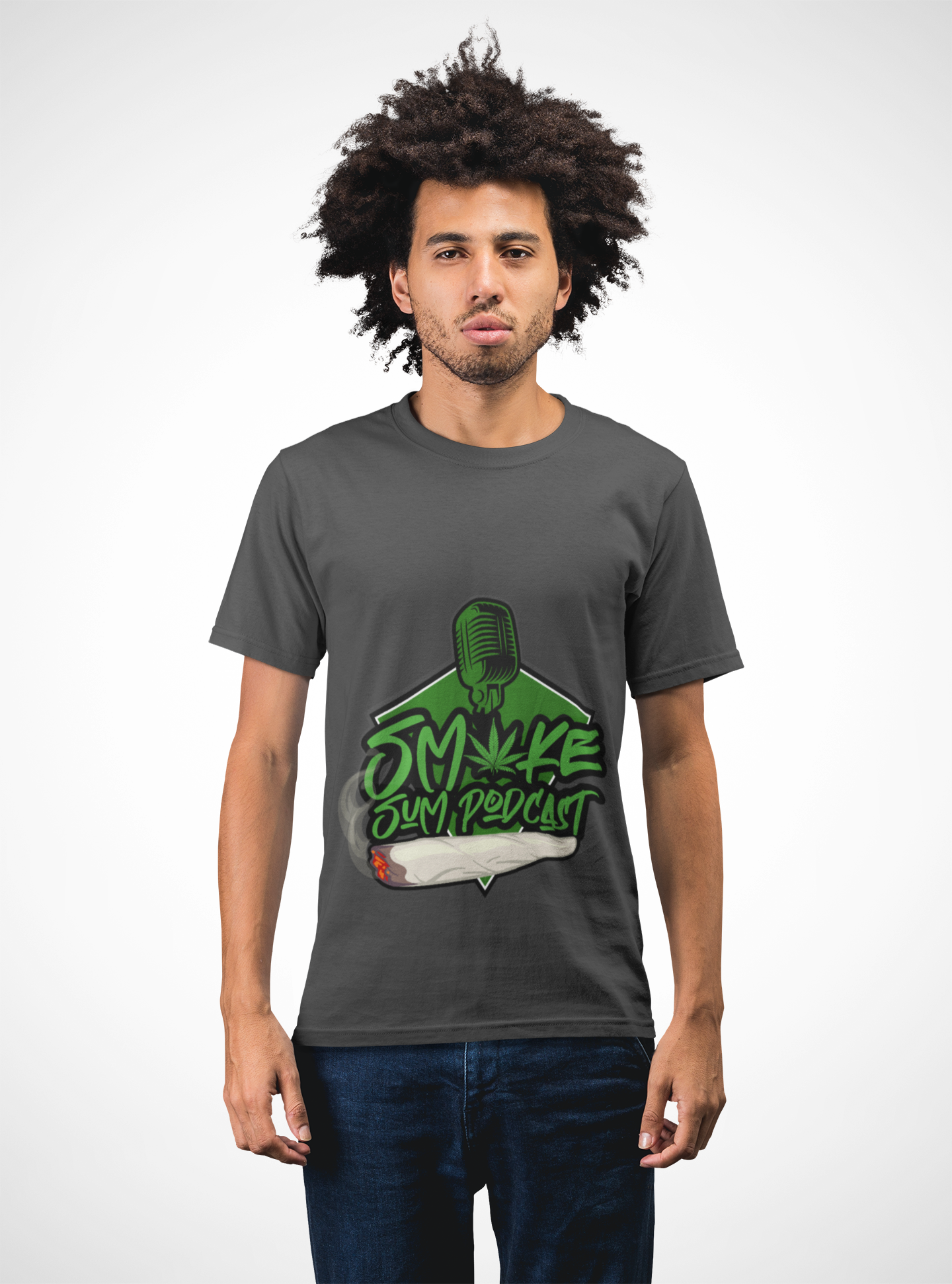 Tune In & Elevate: Smoke Sum Podcast Tee