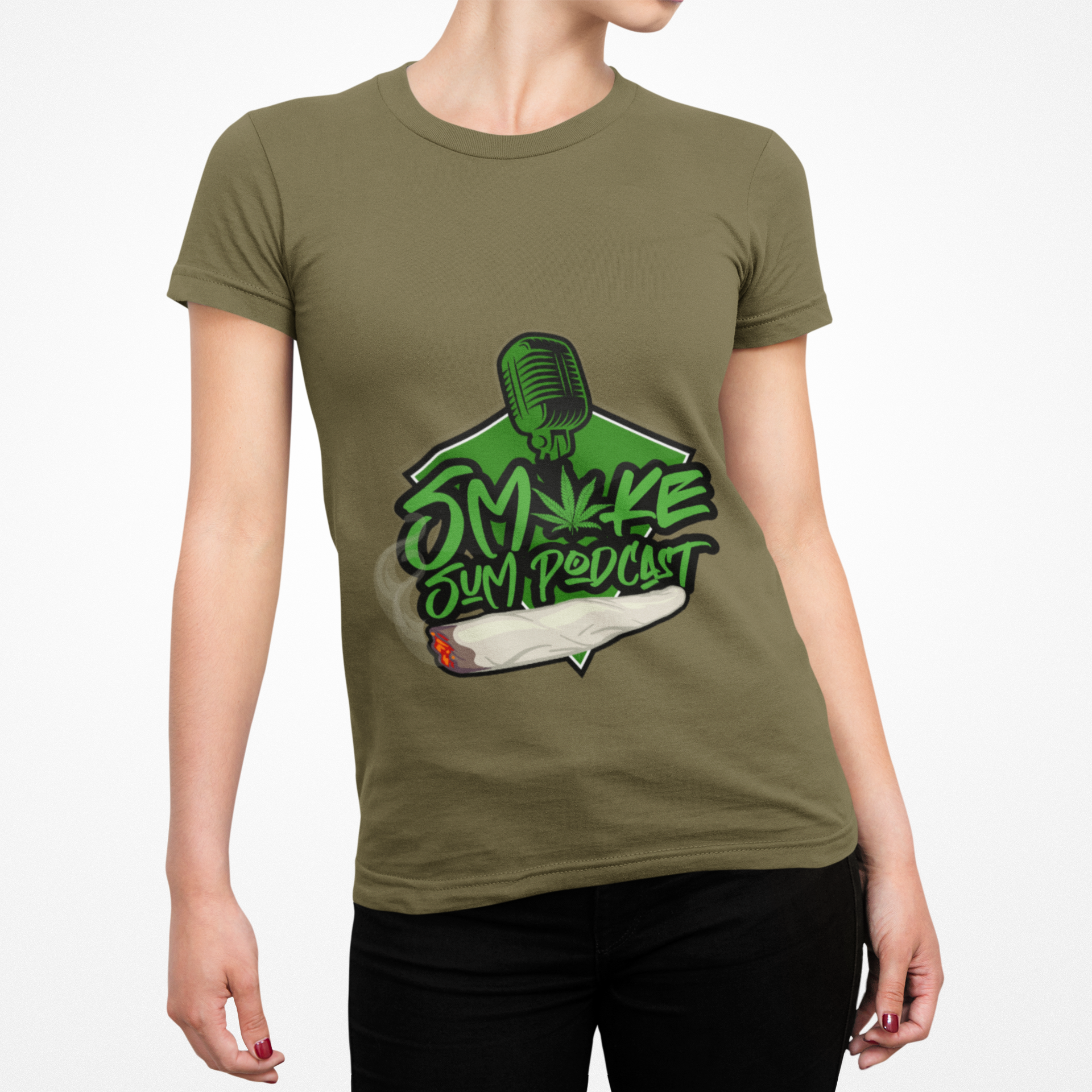 Tune In & Elevate: Smoke Sum Podcast Tee