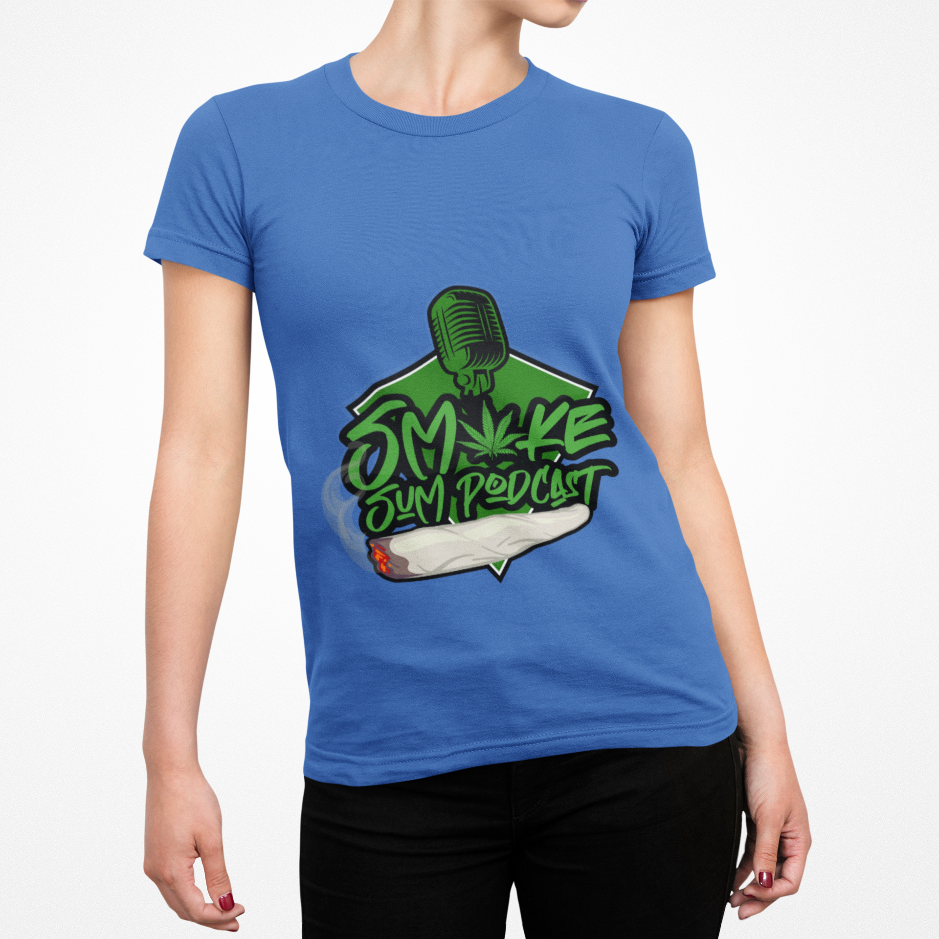 Tune In & Elevate: Smoke Sum Podcast Tee