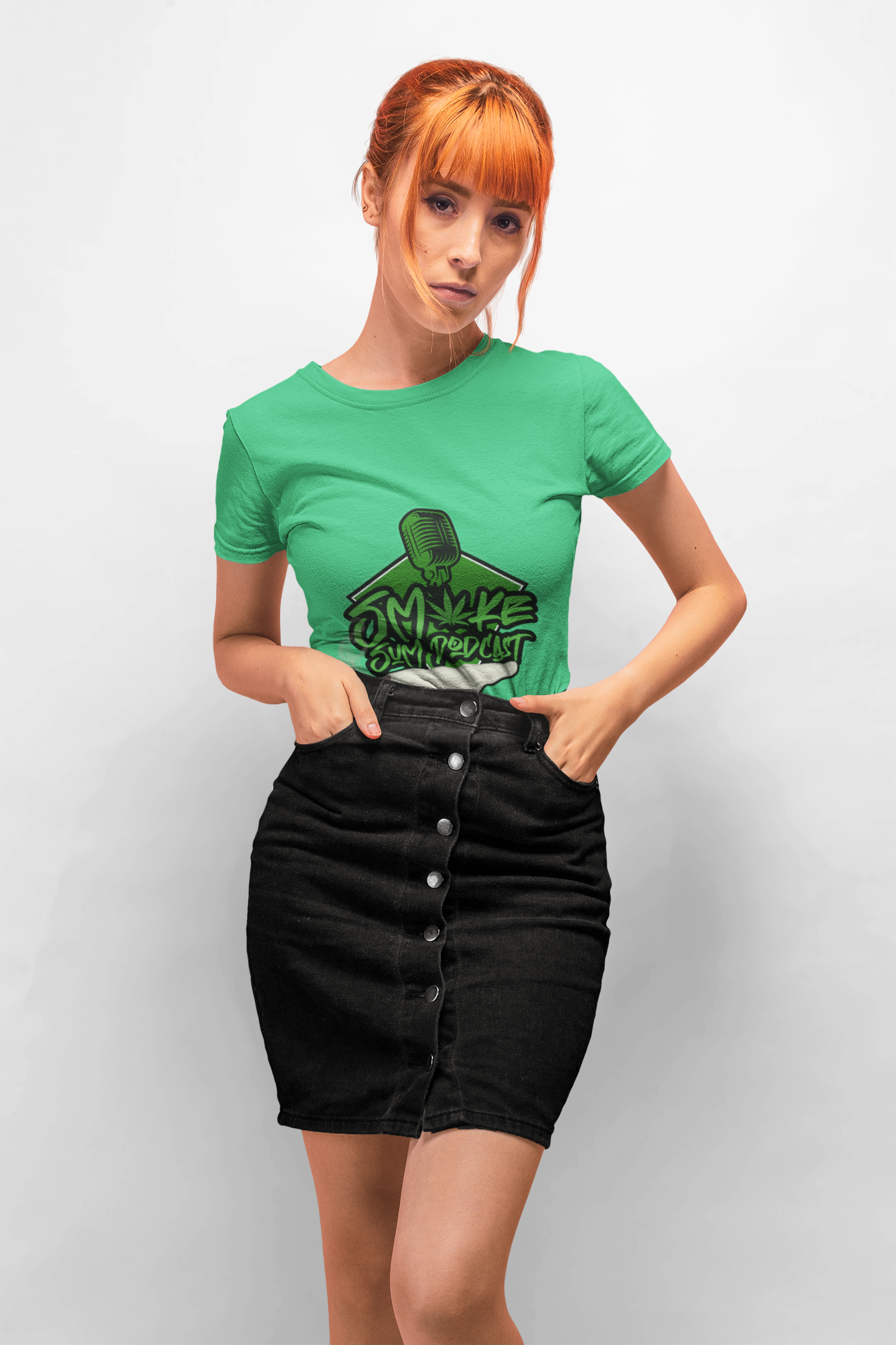 Tune In & Elevate: Smoke Sum Podcast Tee