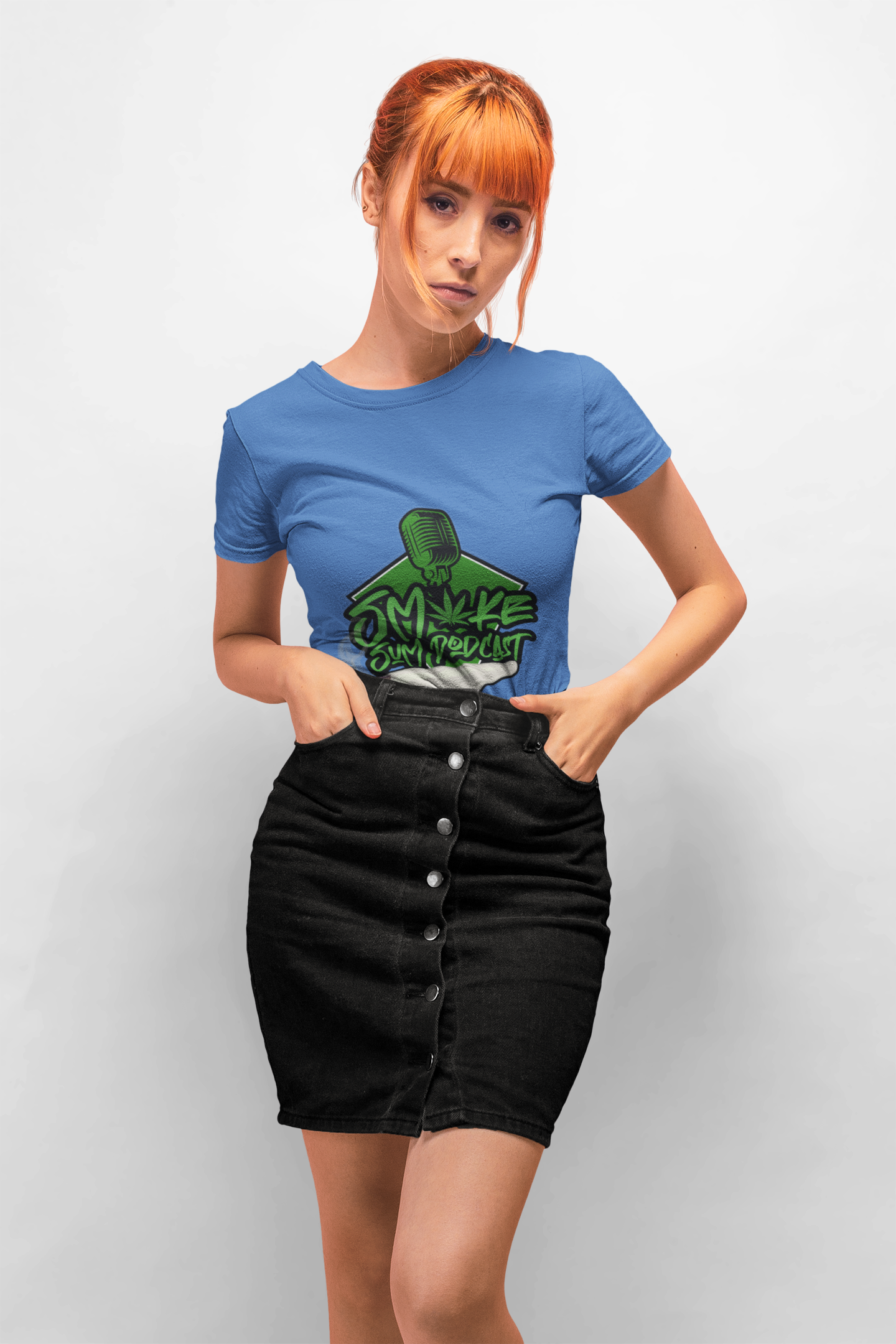 Tune In & Elevate: Smoke Sum Podcast Tee