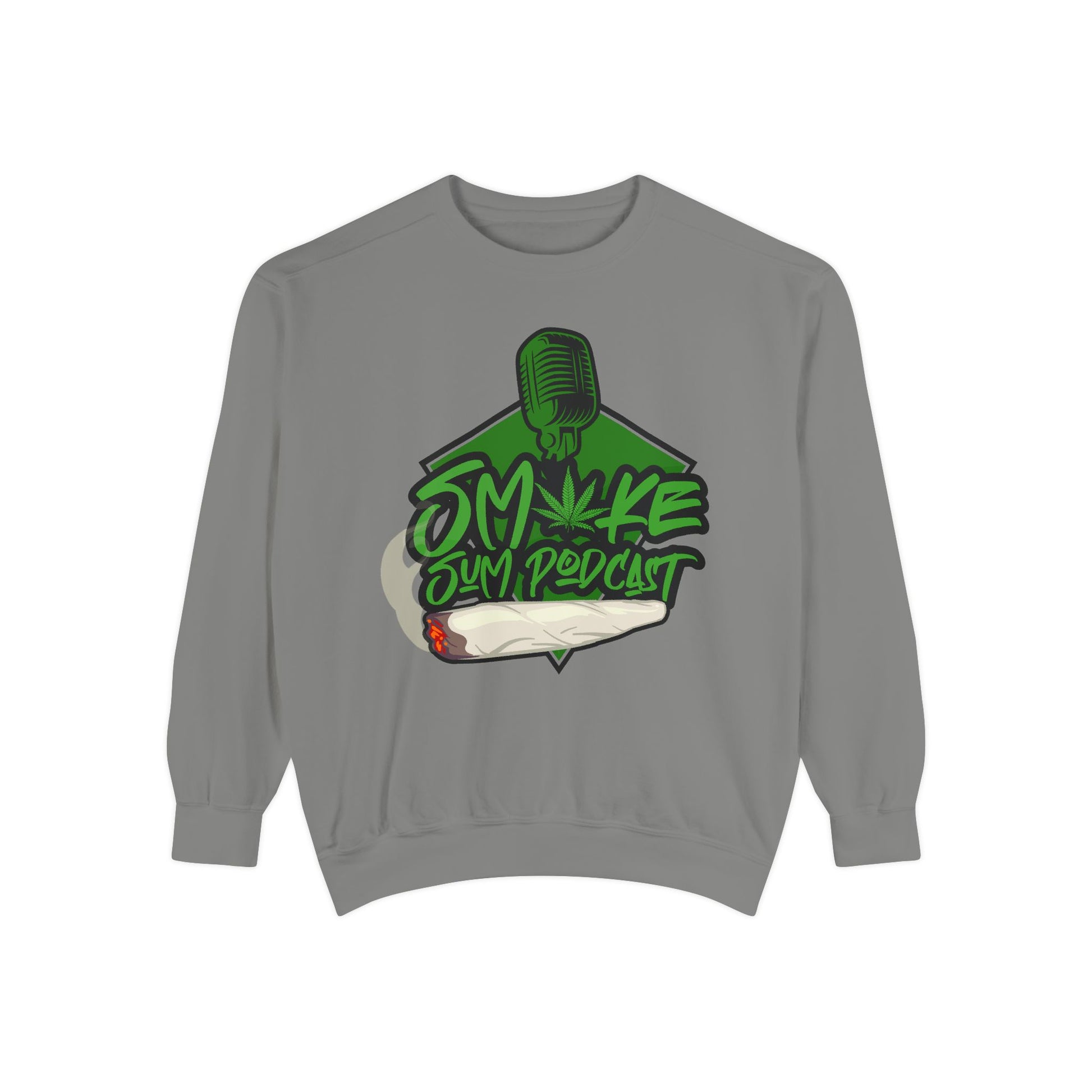 Smoke & Vibe Unisex Garment-Dyed Sweatshirt,