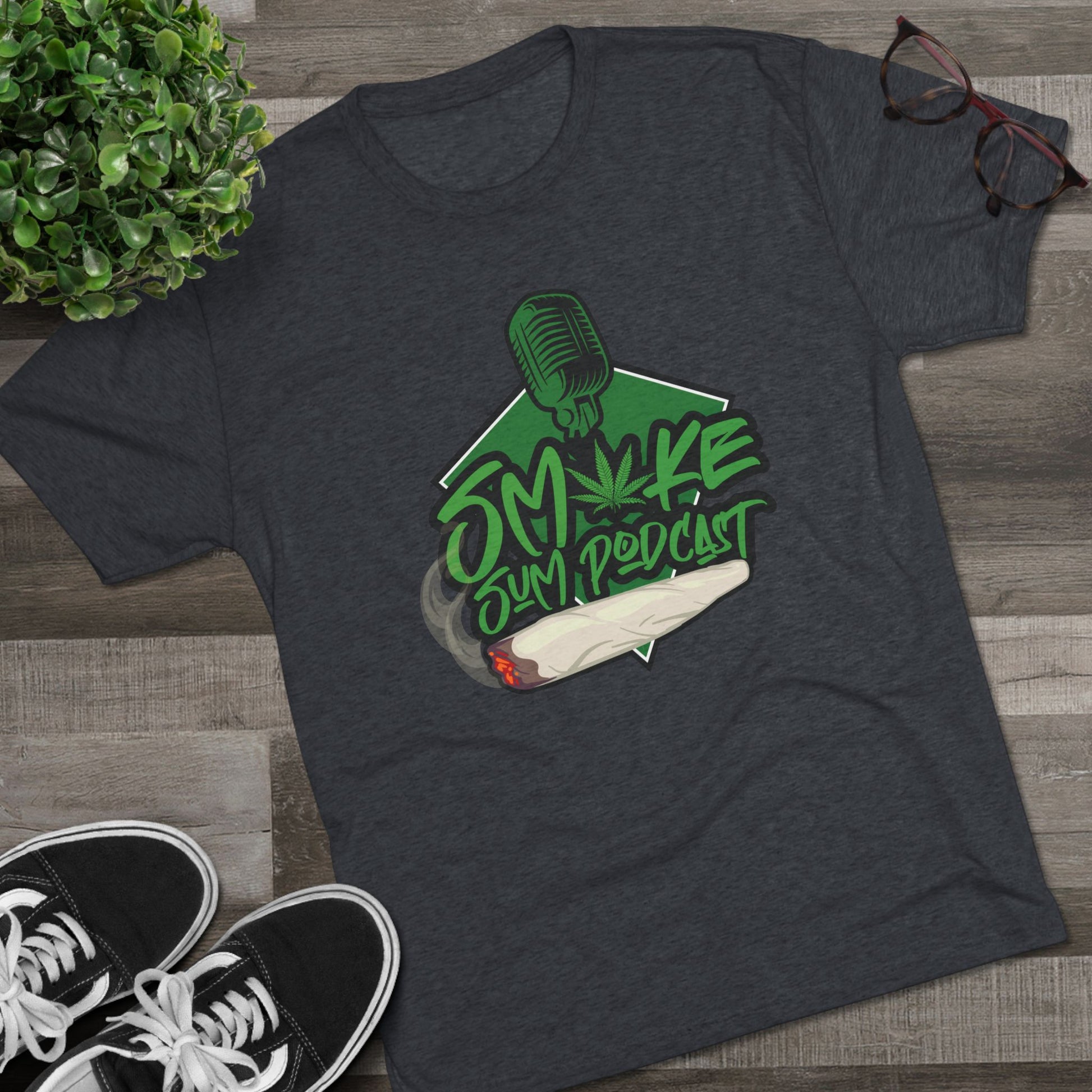 Tune In & Elevate: Smoke Sum Podcast Tee