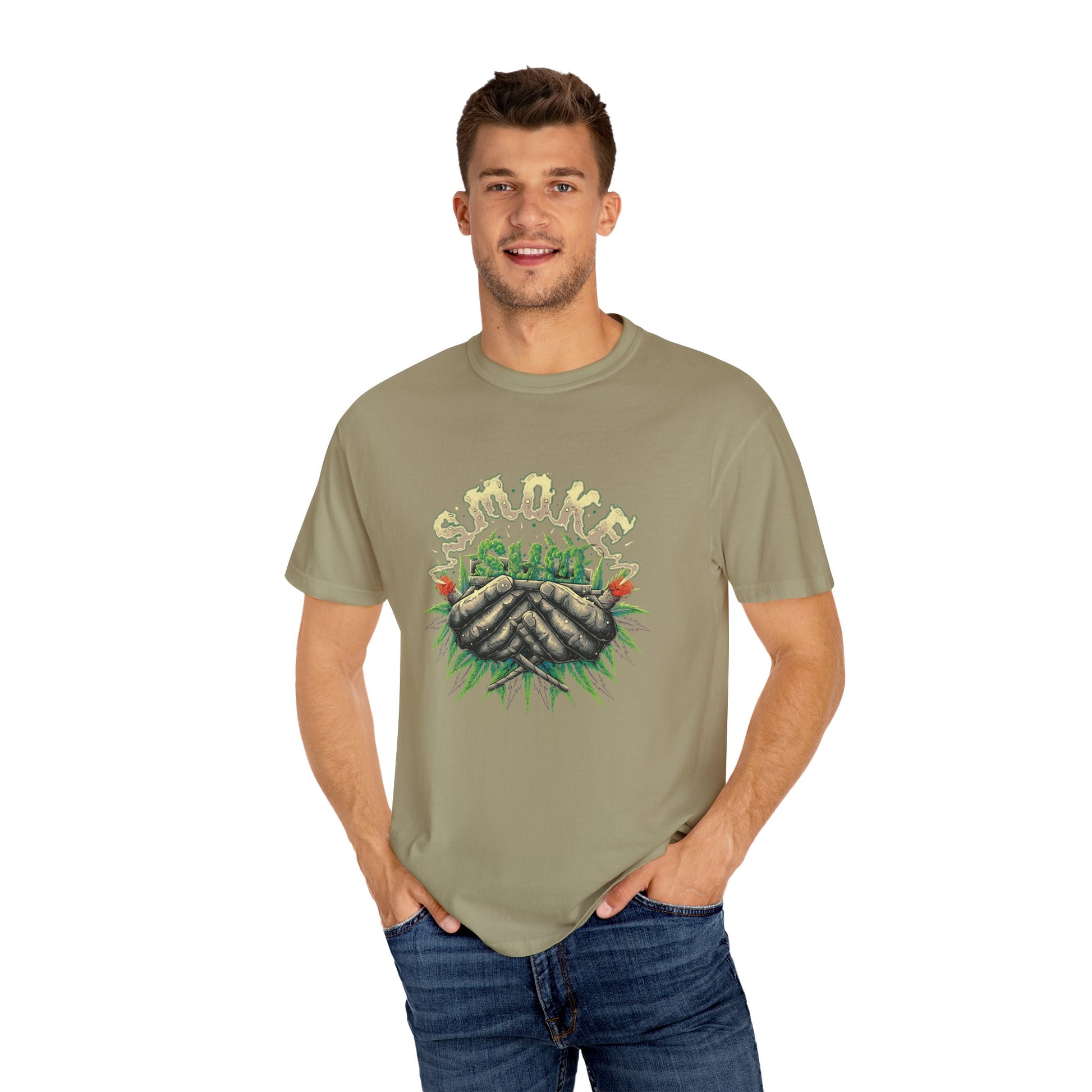 Wear Your Values" // Ethical Garment-Dyed Graphic Tee