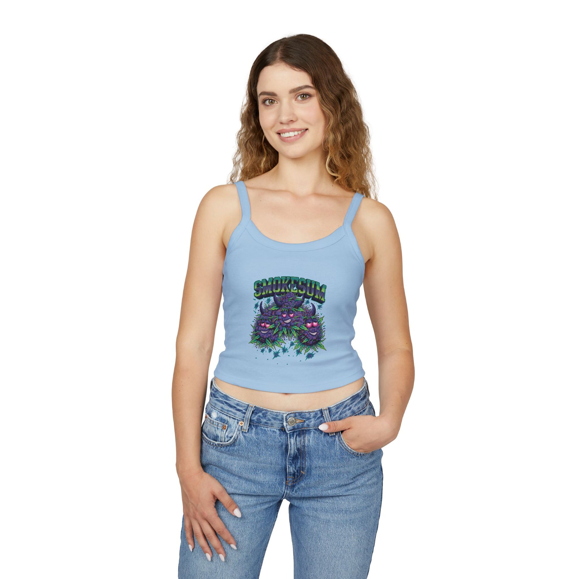 The "Summer Soul" Smokesum Spaghetti Strap Tank