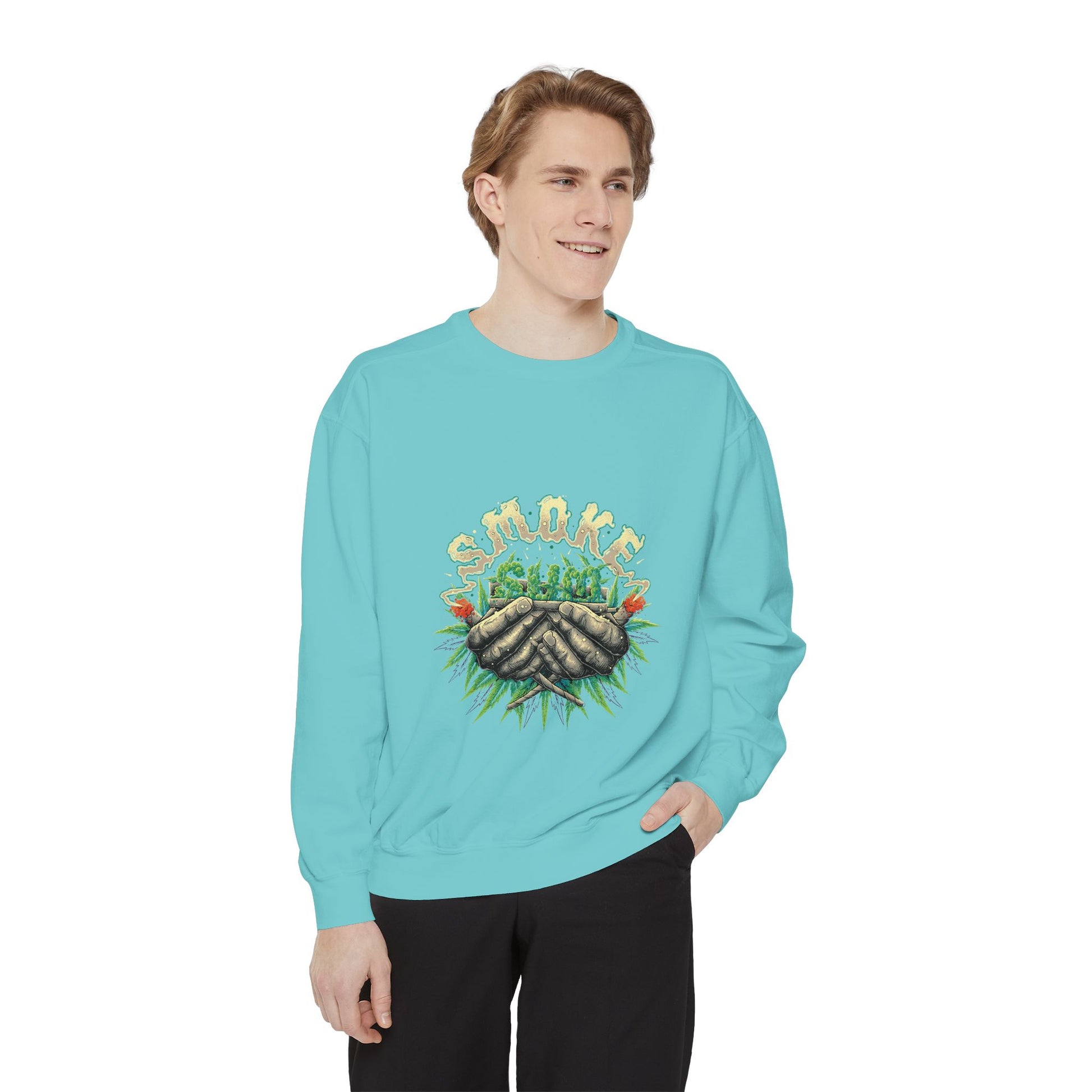 Green Offering Cozy Crewneck