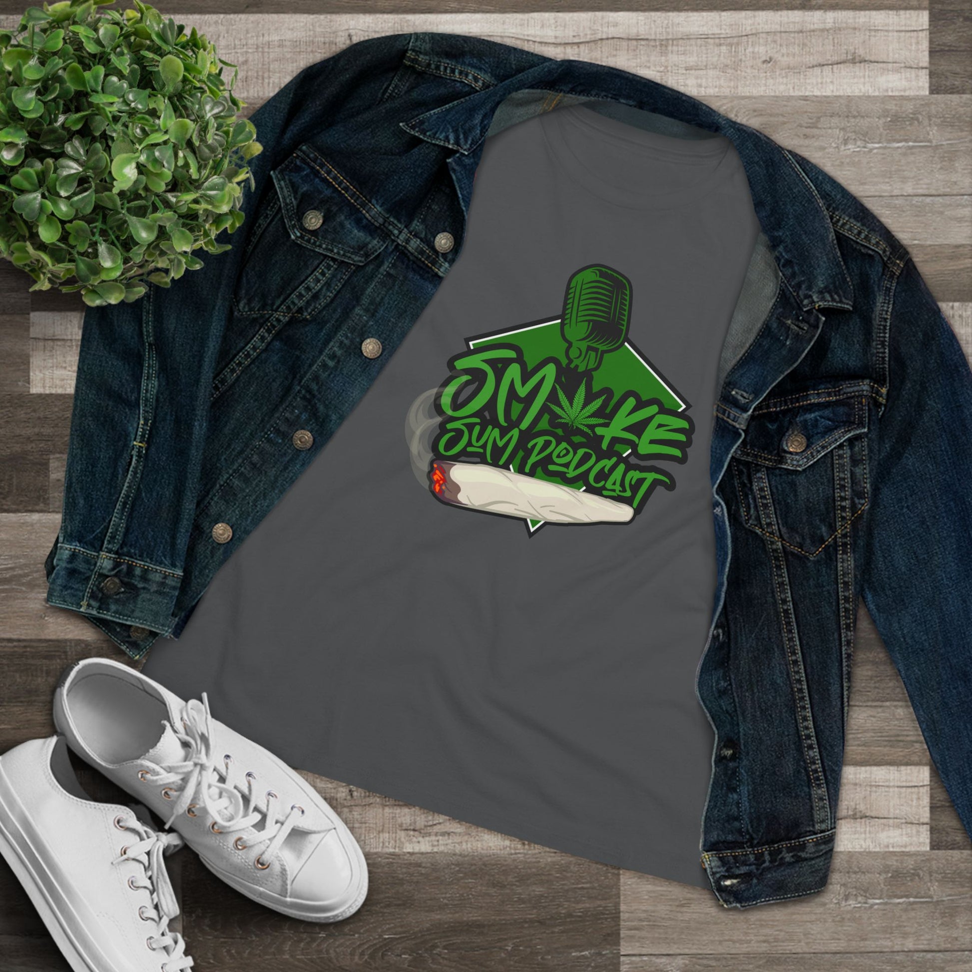 Stylish Women's Cotton Tee with Eco-Friendly Vibes, Cannabis Support Shirt, Gift for Smokers, Chill Vibes Tee, Casual Summer Top