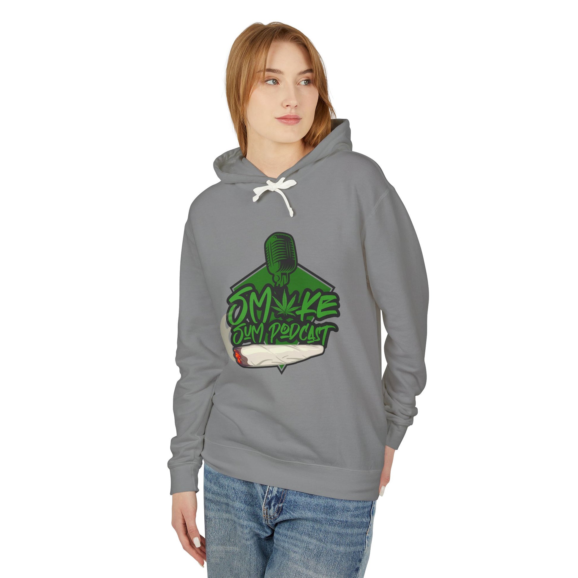 Vintage Vibe, Visionary Voice: The Smoke Sum Podcast Mineral Wash Hoodie