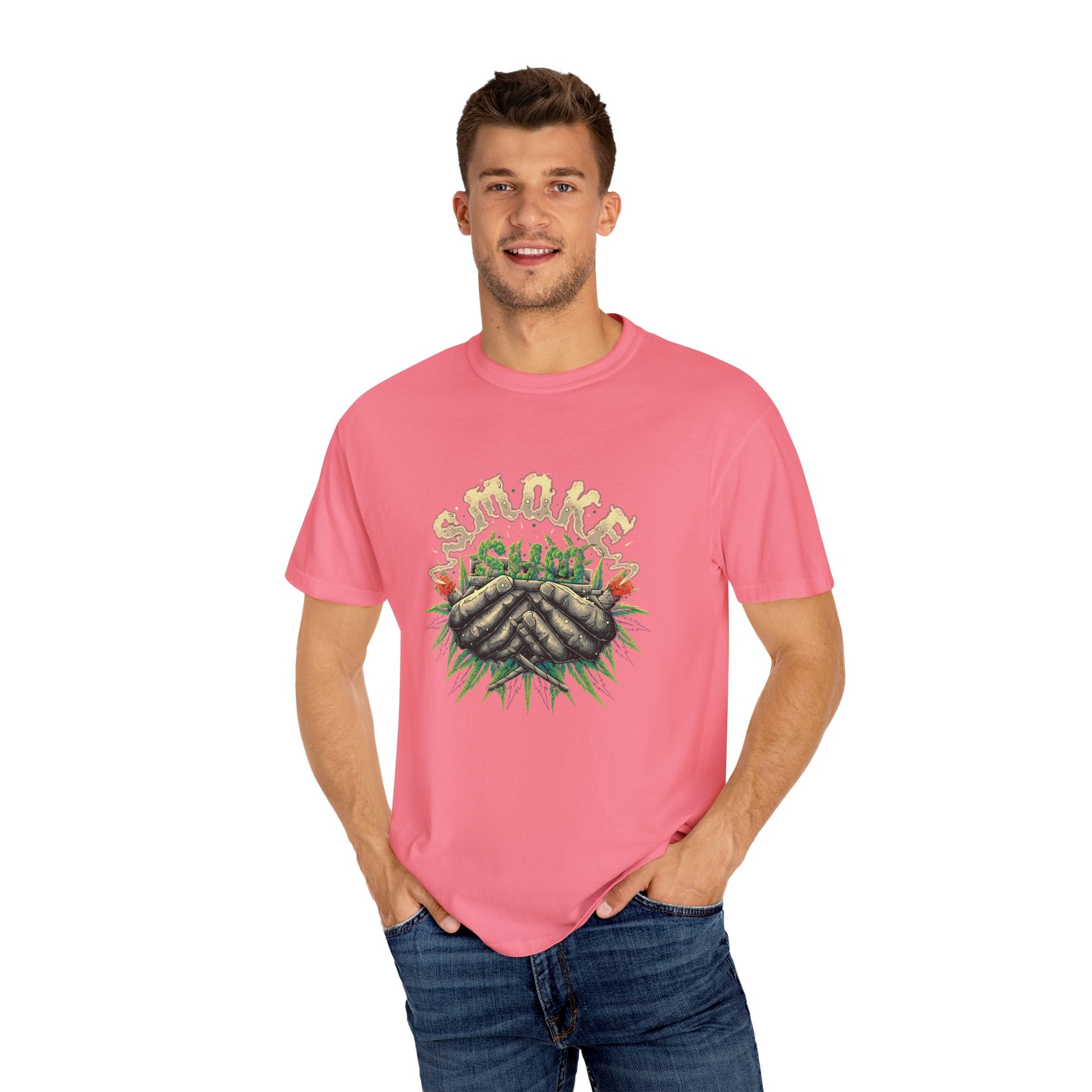 Wear Your Values" // Ethical Garment-Dyed Graphic Tee