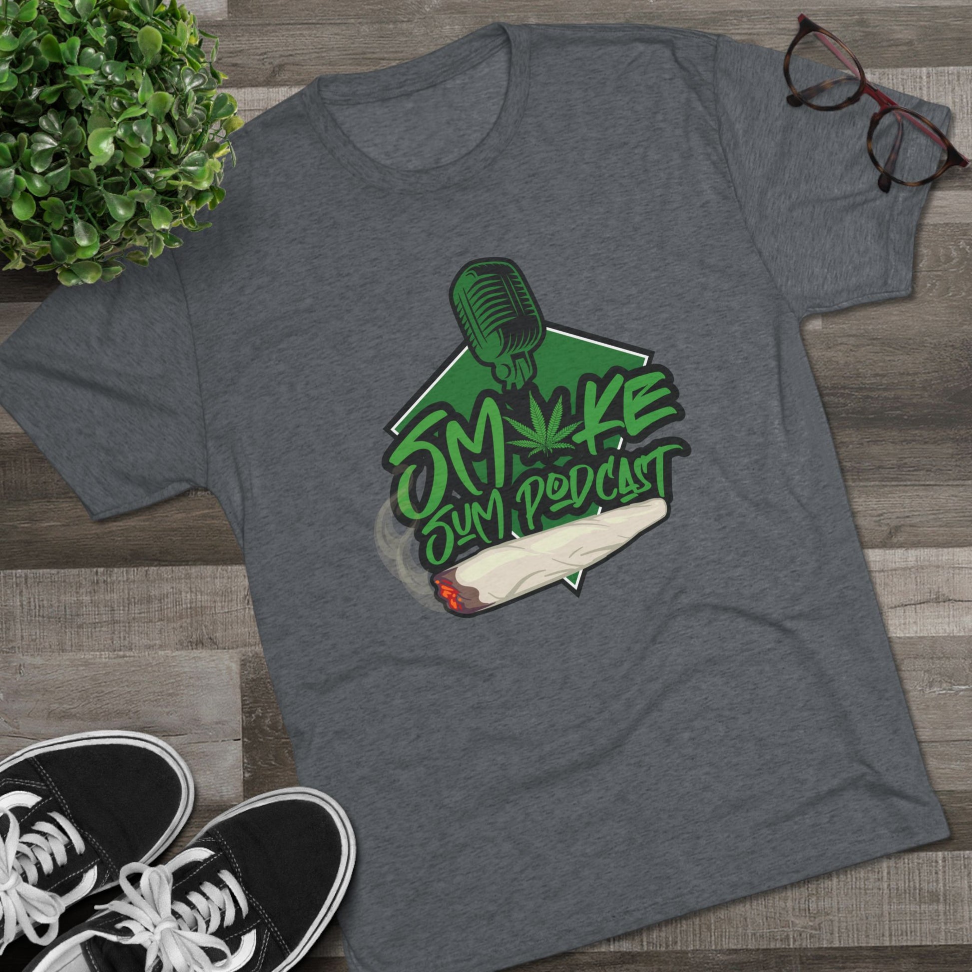 Tune In & Elevate: Smoke Sum Podcast Tee